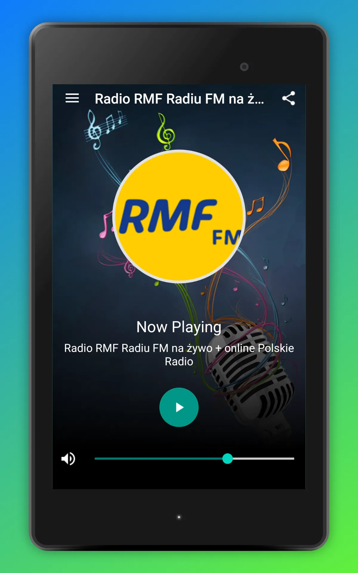 Radio RMF FM Polska App | Indus Appstore | Screenshot