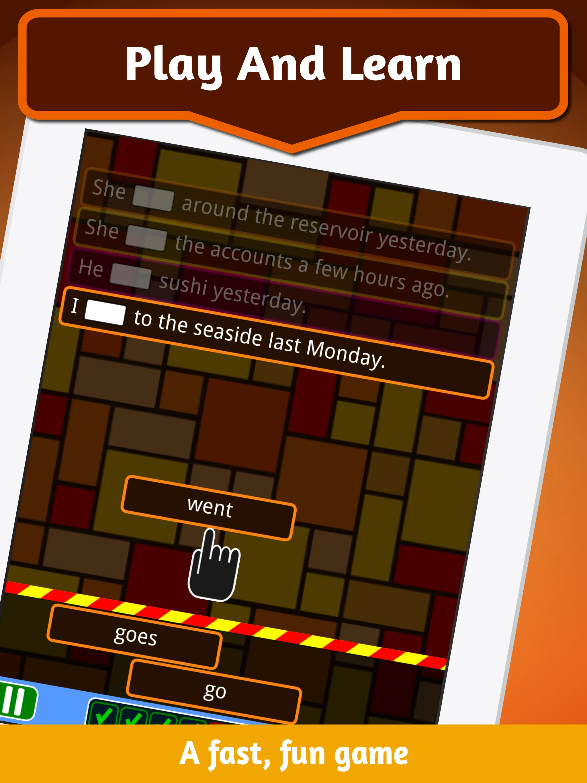 English Grammar Smash Games | Indus Appstore | Screenshot