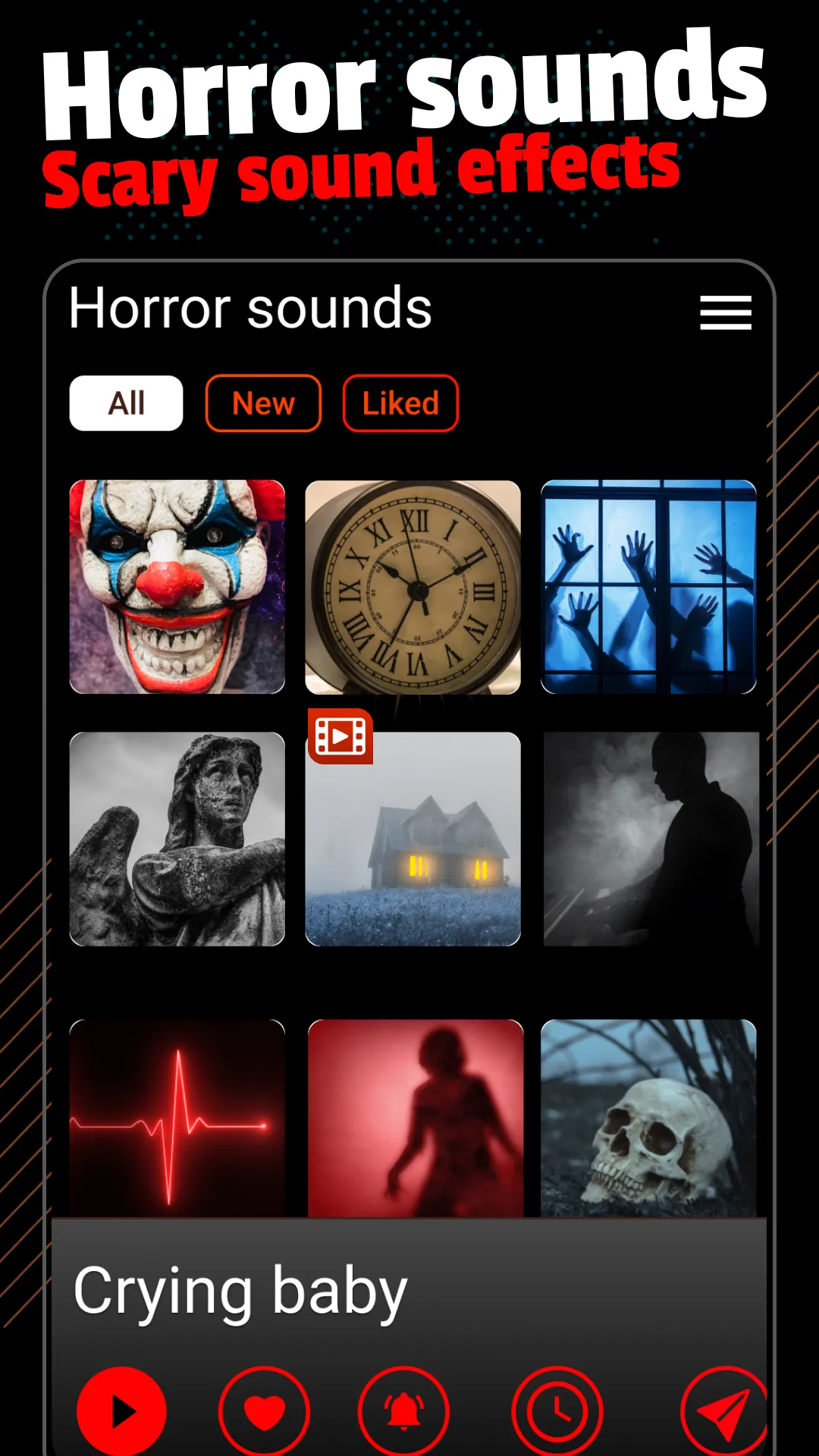 Horror Sounds Effects | Indus Appstore | Screenshot