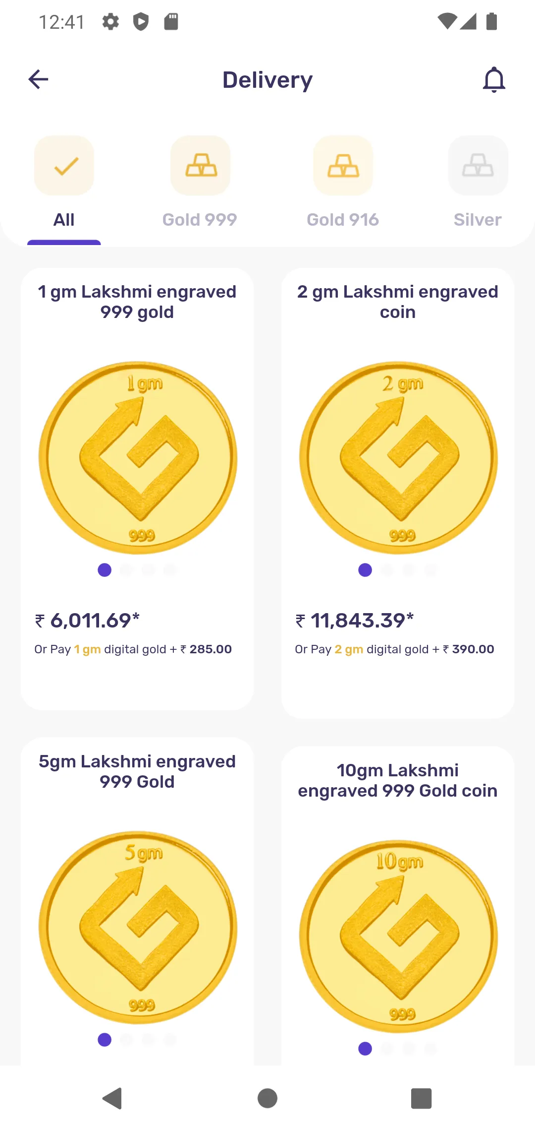 GoldLane - Buy Digital Gold | Indus Appstore | Screenshot