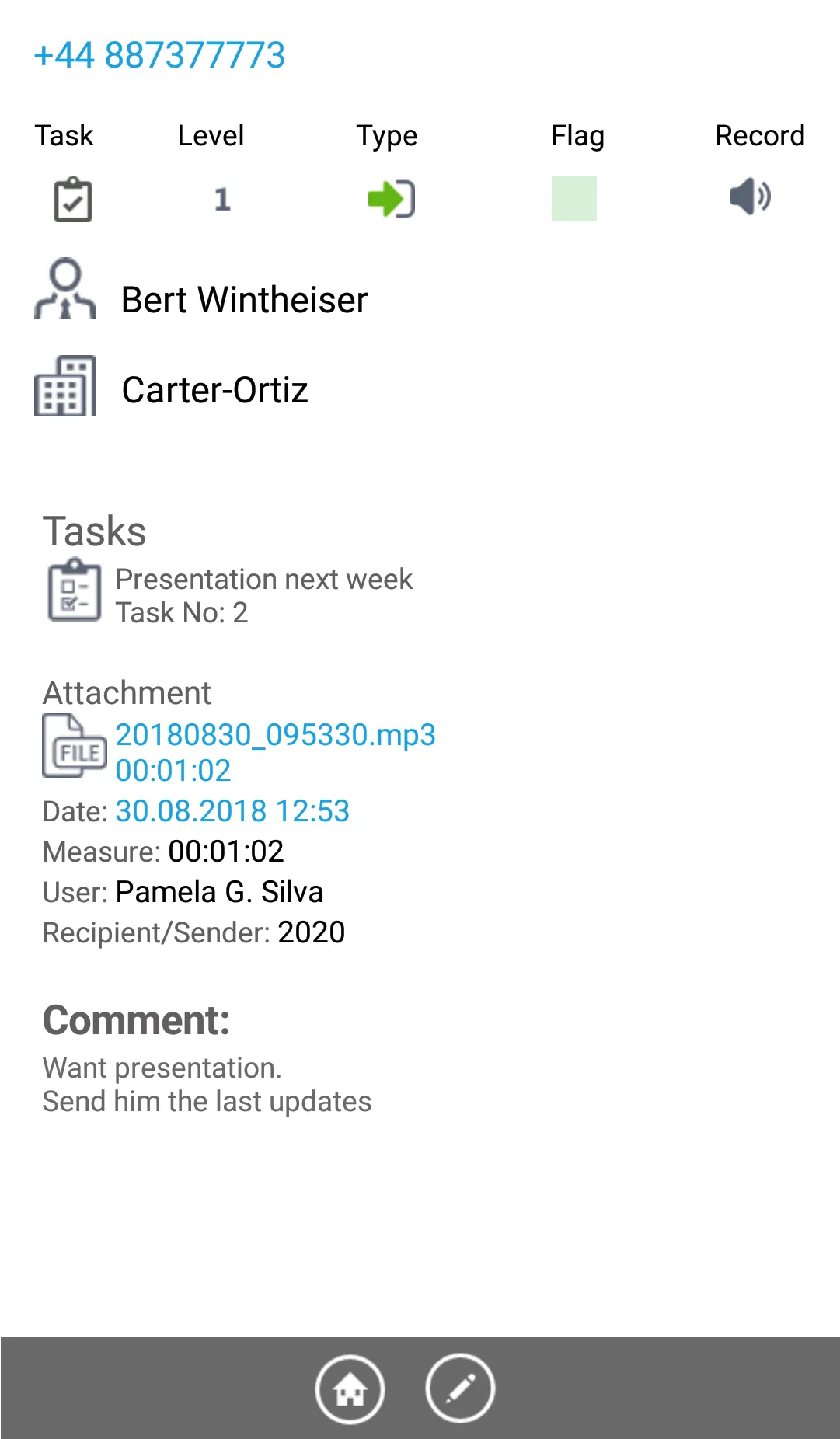 InfoServ CRM | Indus Appstore | Screenshot