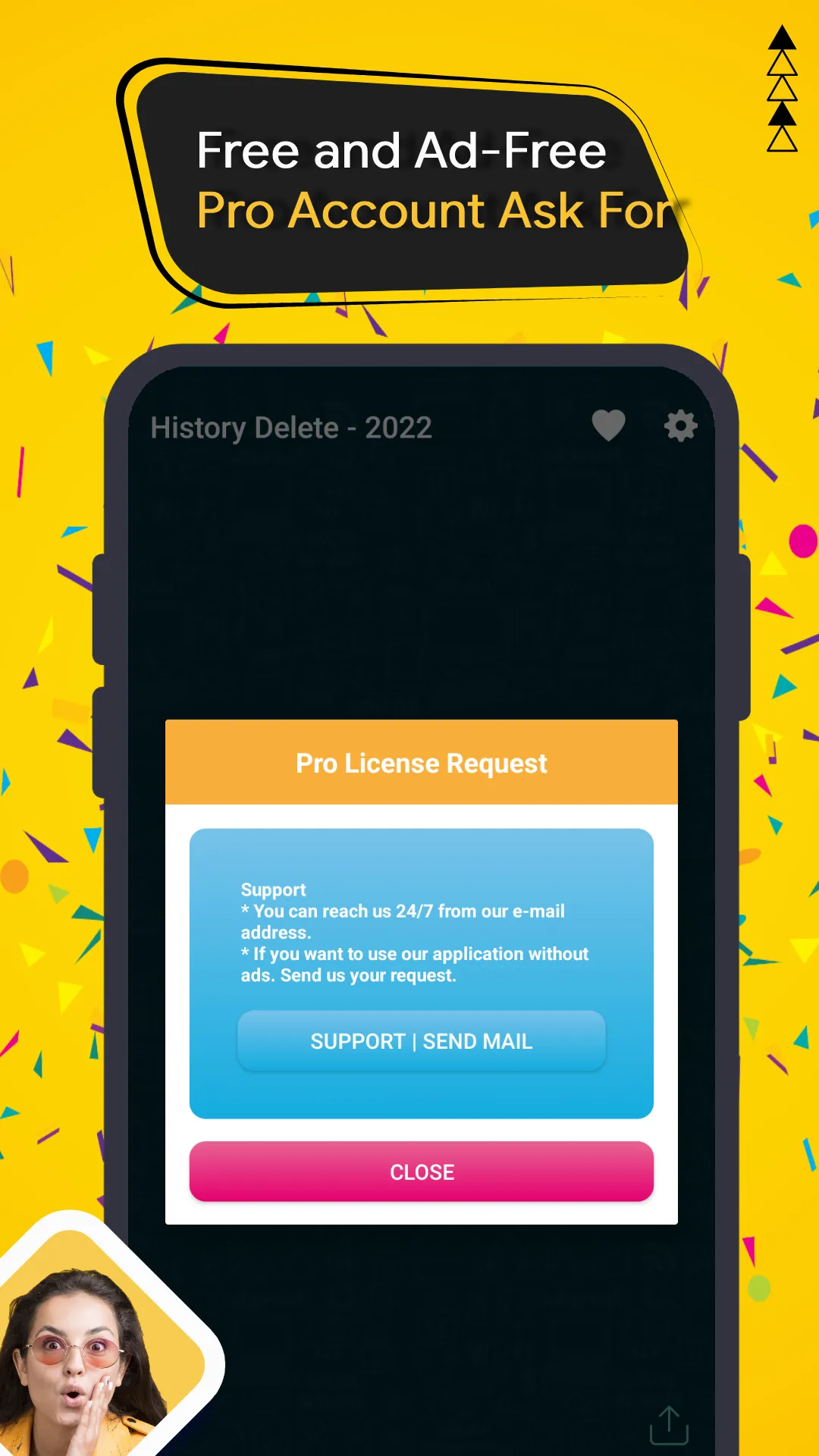 history delete clear history | Indus Appstore | Screenshot