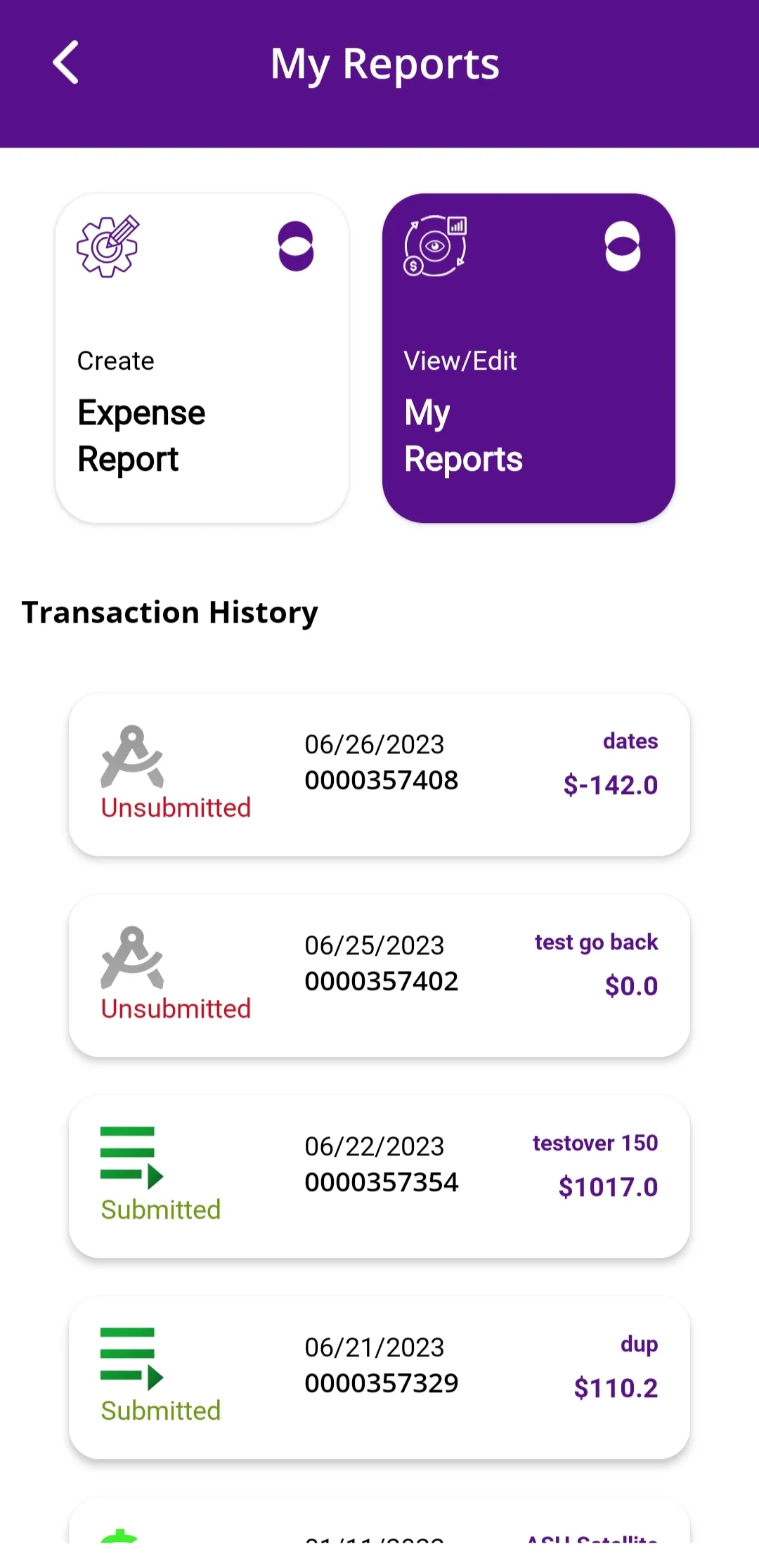 Employee Expenses | Indus Appstore | Screenshot