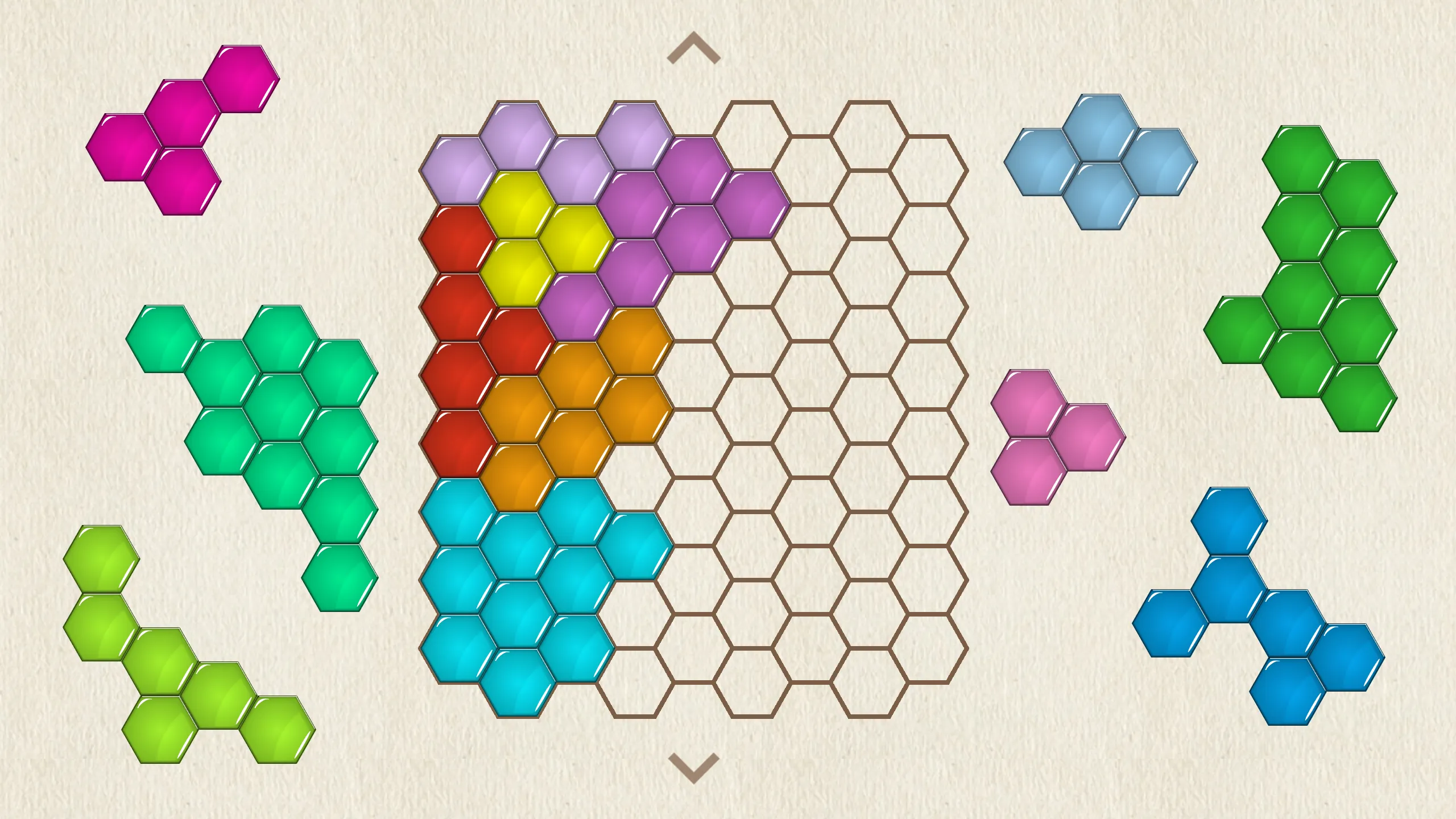 Hexagon Puzzle | Indus Appstore | Screenshot