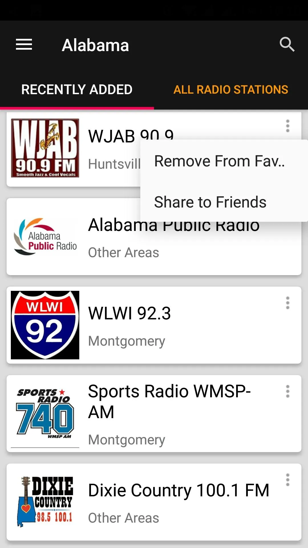 Alabama Radio Stations - USA | Indus Appstore | Screenshot