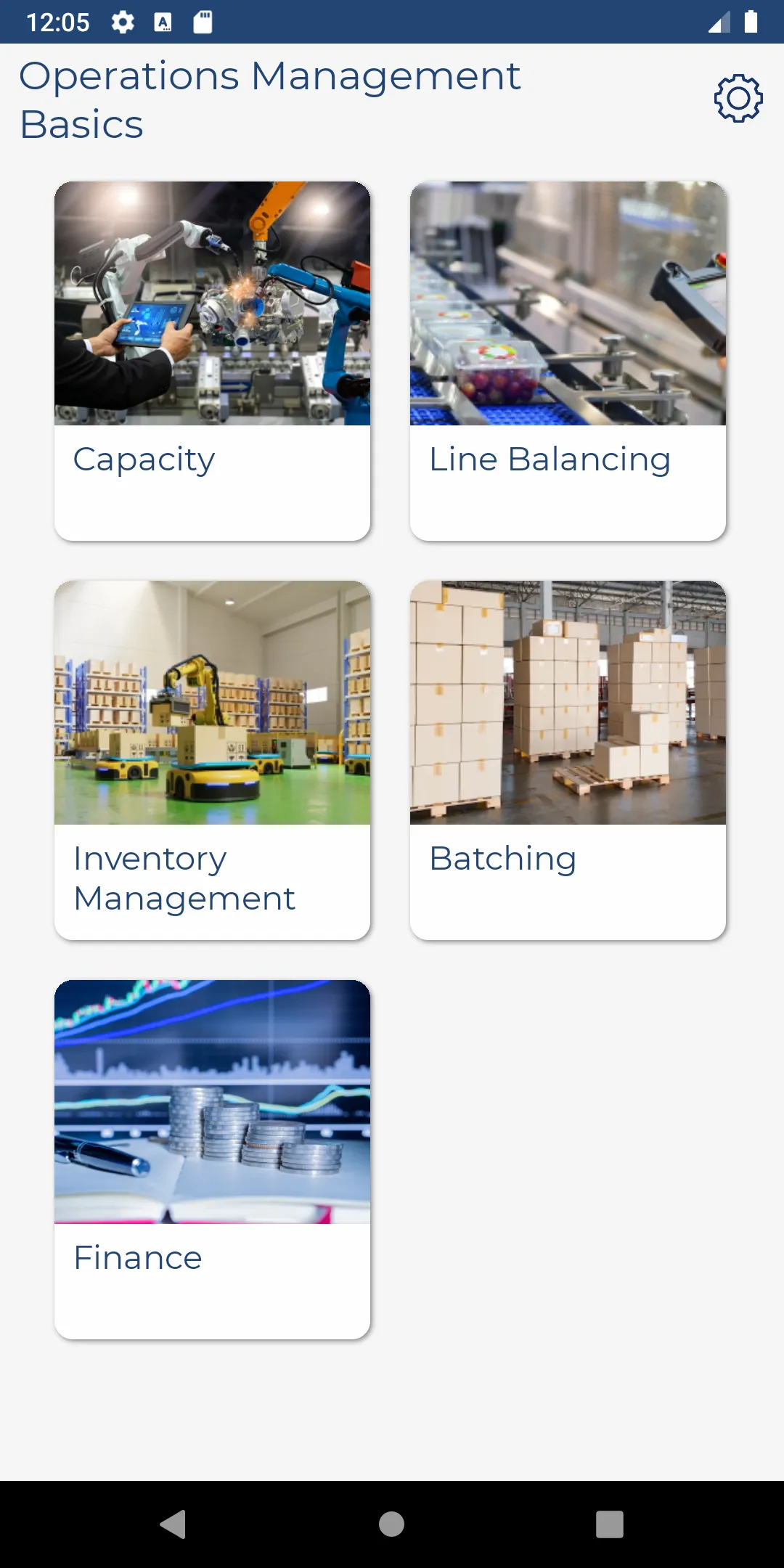 Operations Management Basics | Indus Appstore | Screenshot