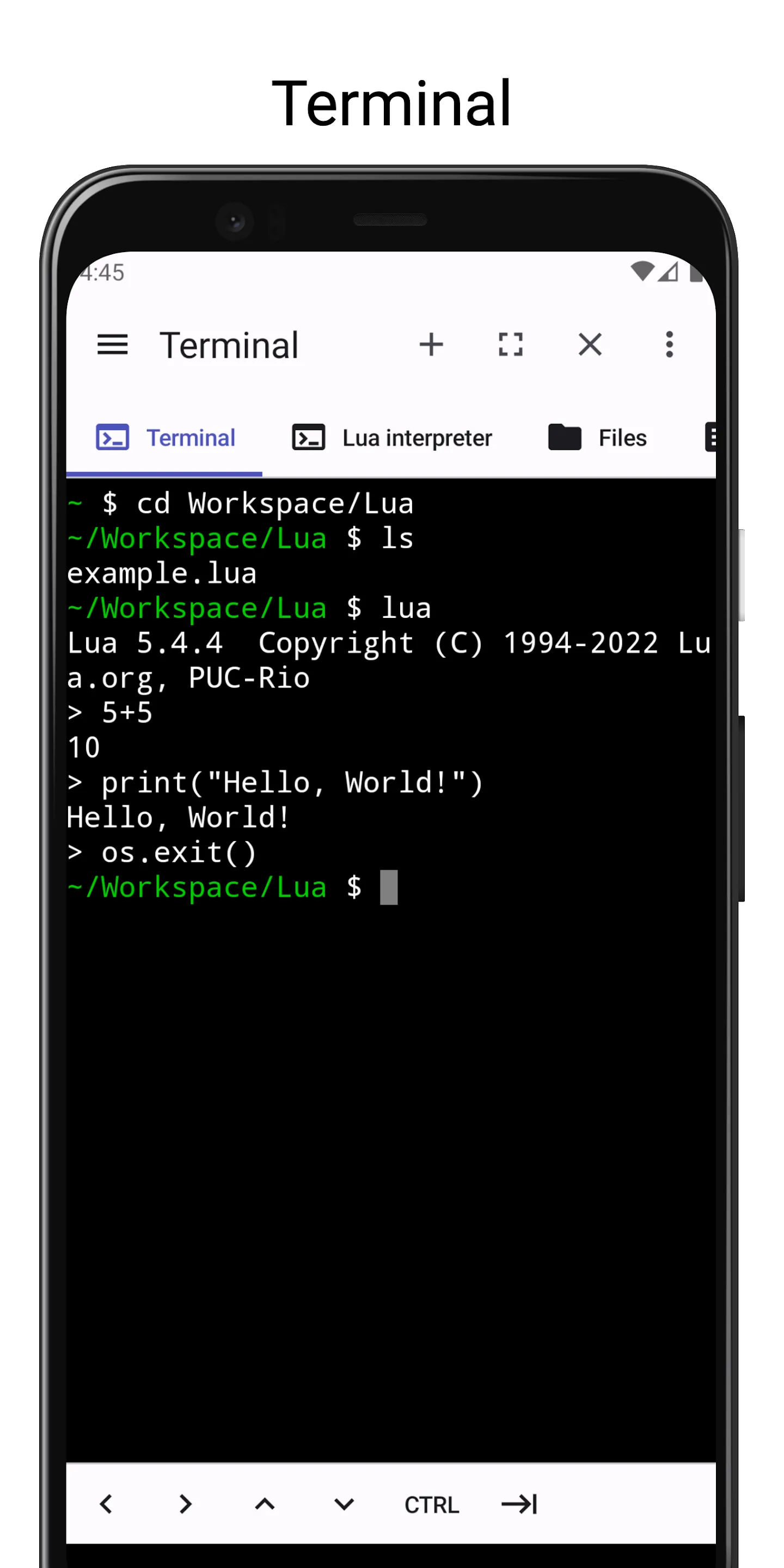 LuaDroid - ide for lua | Indus Appstore | Screenshot