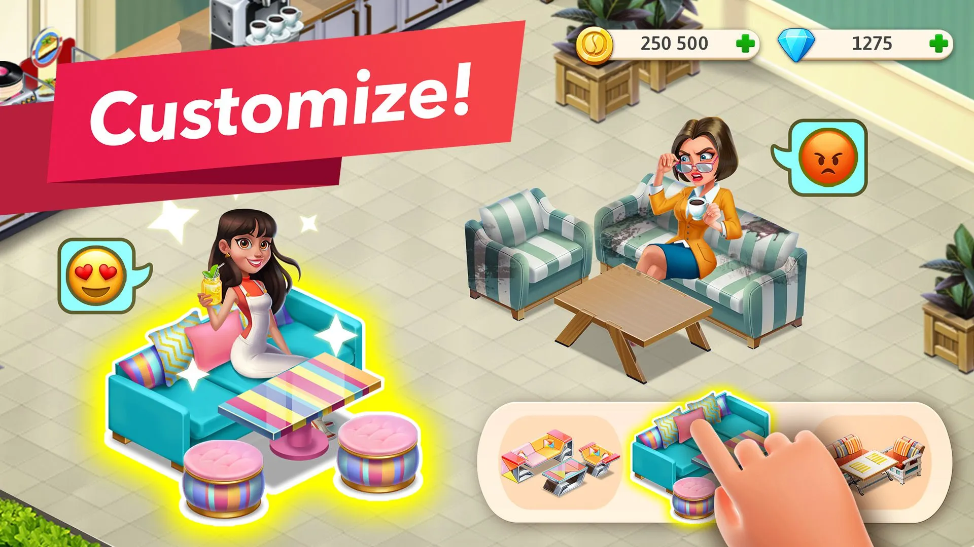 My Cafe — Restaurant Game | Indus Appstore | Screenshot
