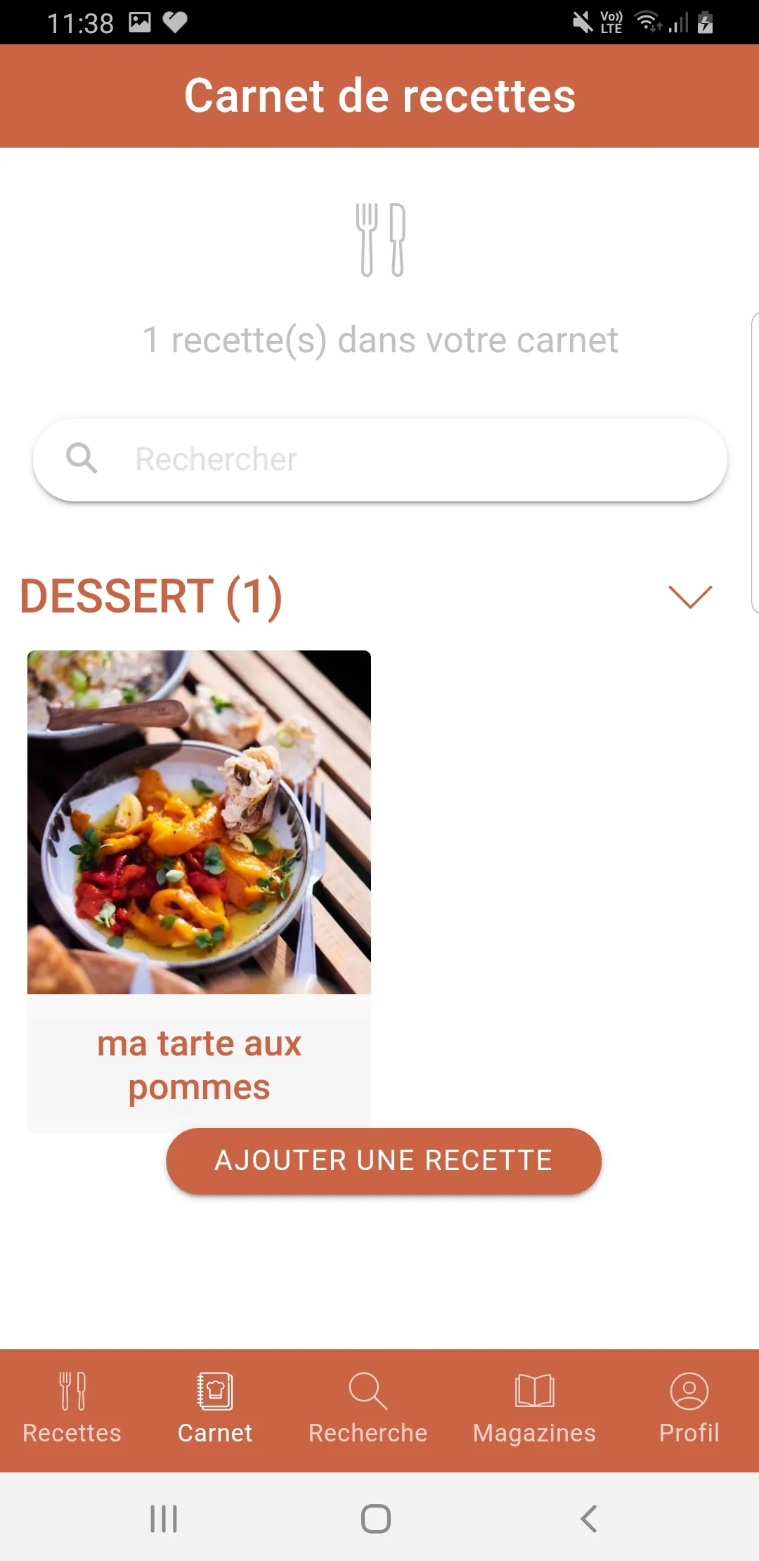 Saveurs : Recettes de cuisine | Indus Appstore | Screenshot