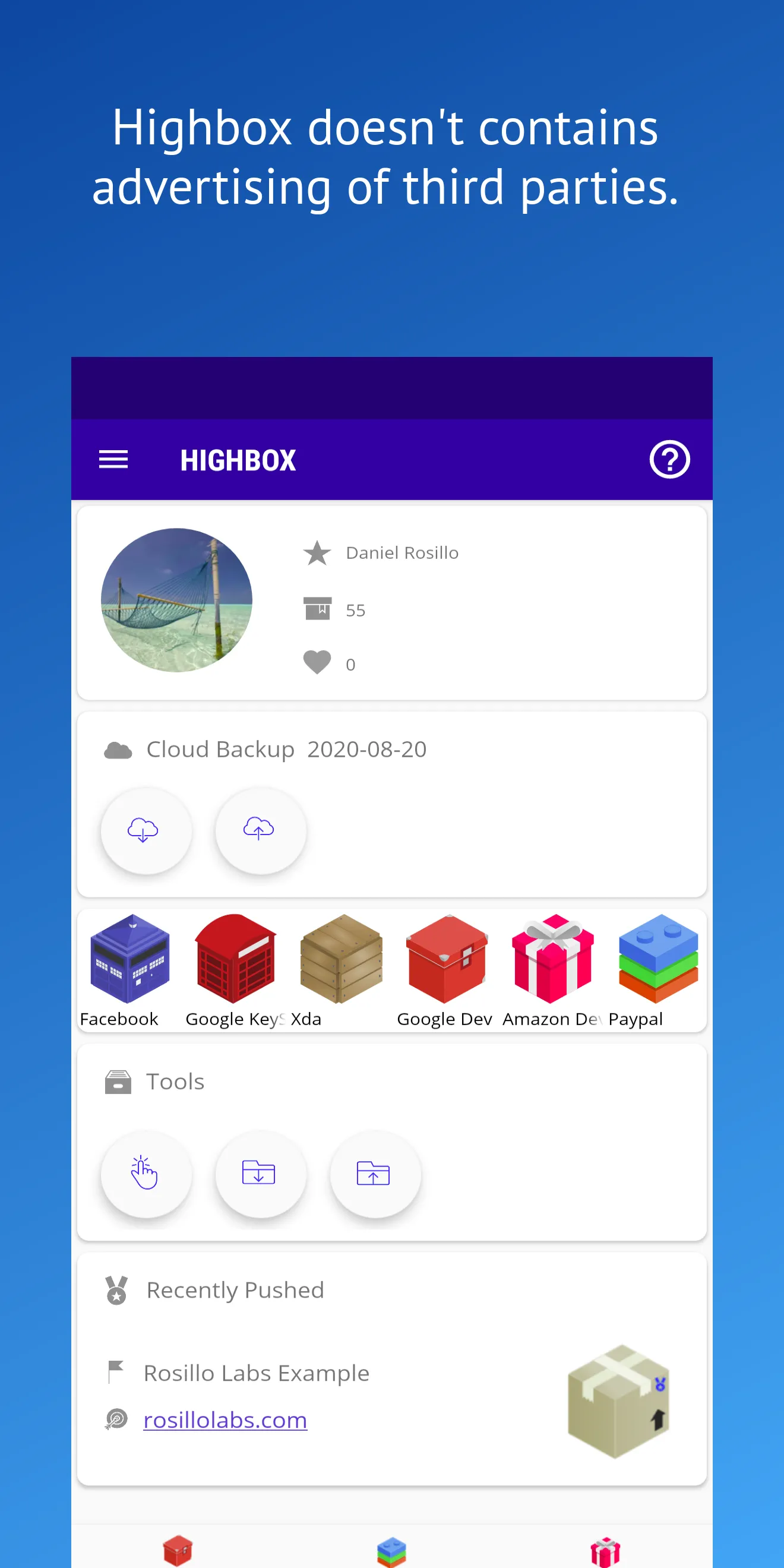 Highbox Magic Password Manager | Indus Appstore | Screenshot