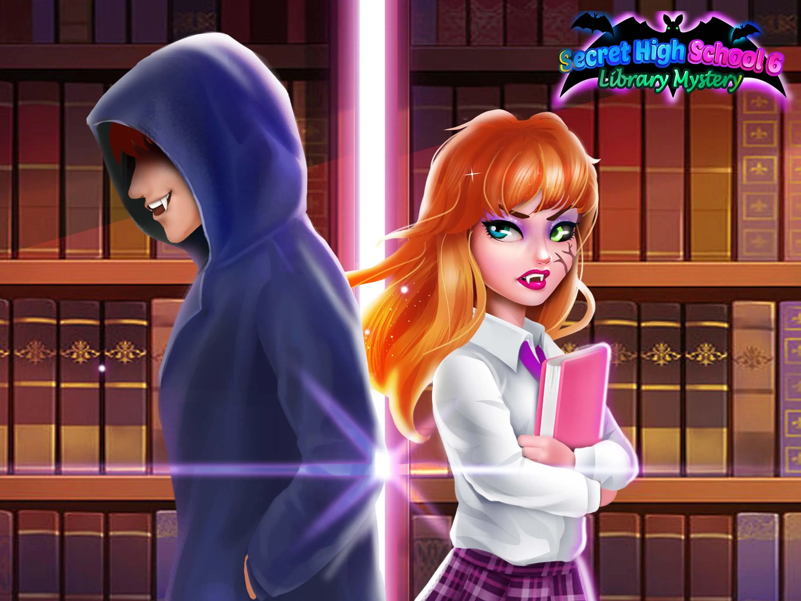 Secret High School 6 - Library | Indus Appstore | Screenshot