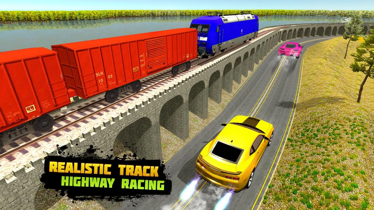 Train Racing 3d- Bus Vs Train | Indus Appstore | Screenshot