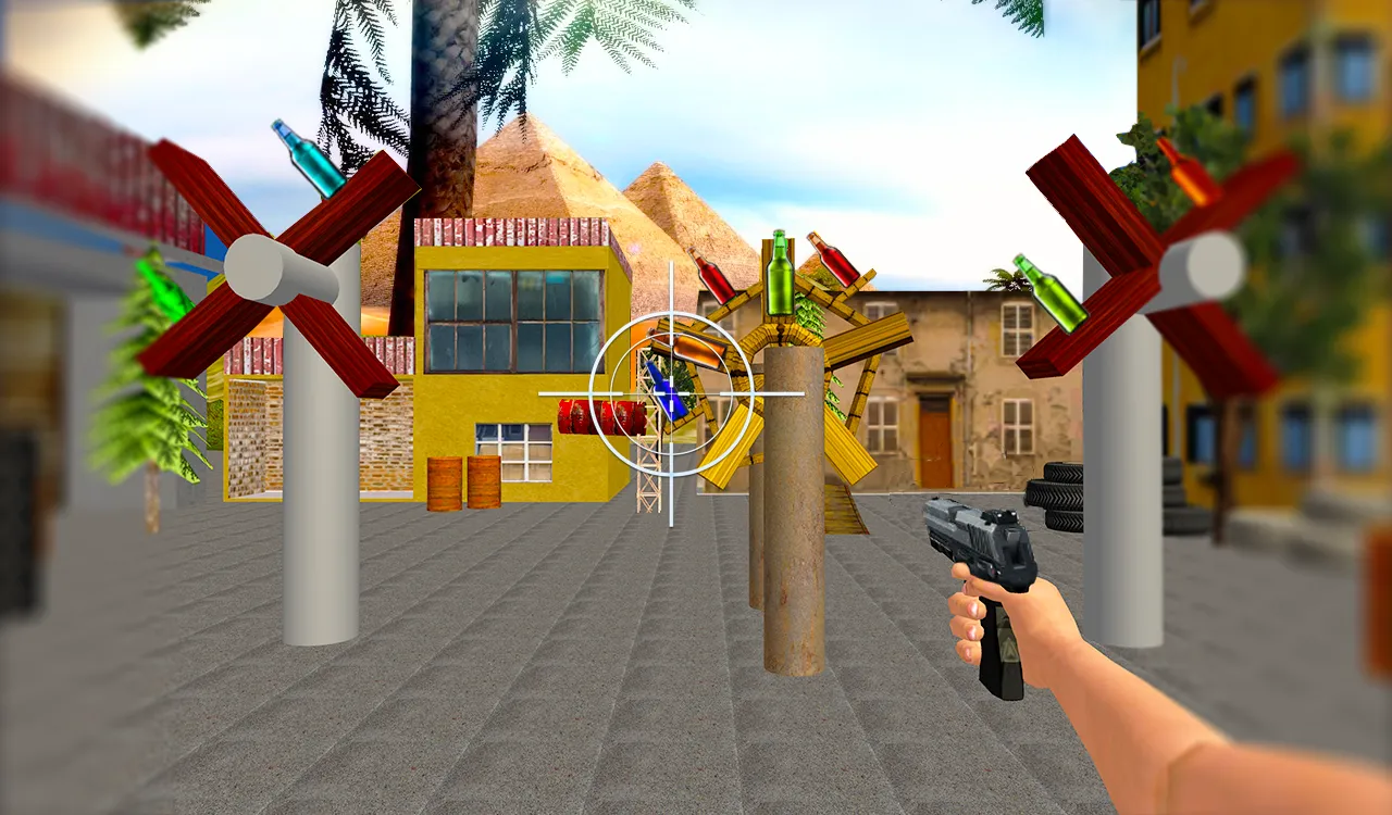 FPS Gun: Bottle Shooting Game | Indus Appstore | Screenshot