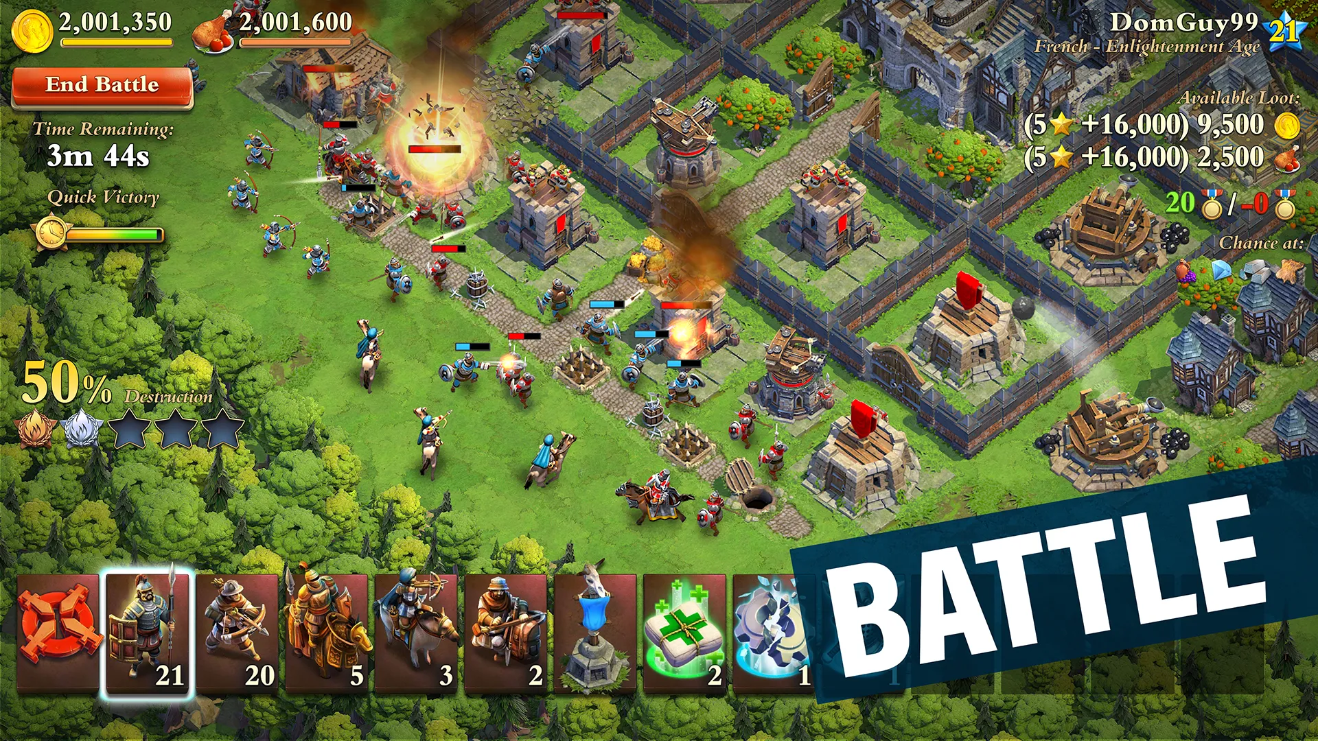 DomiNations | Indus Appstore | Screenshot