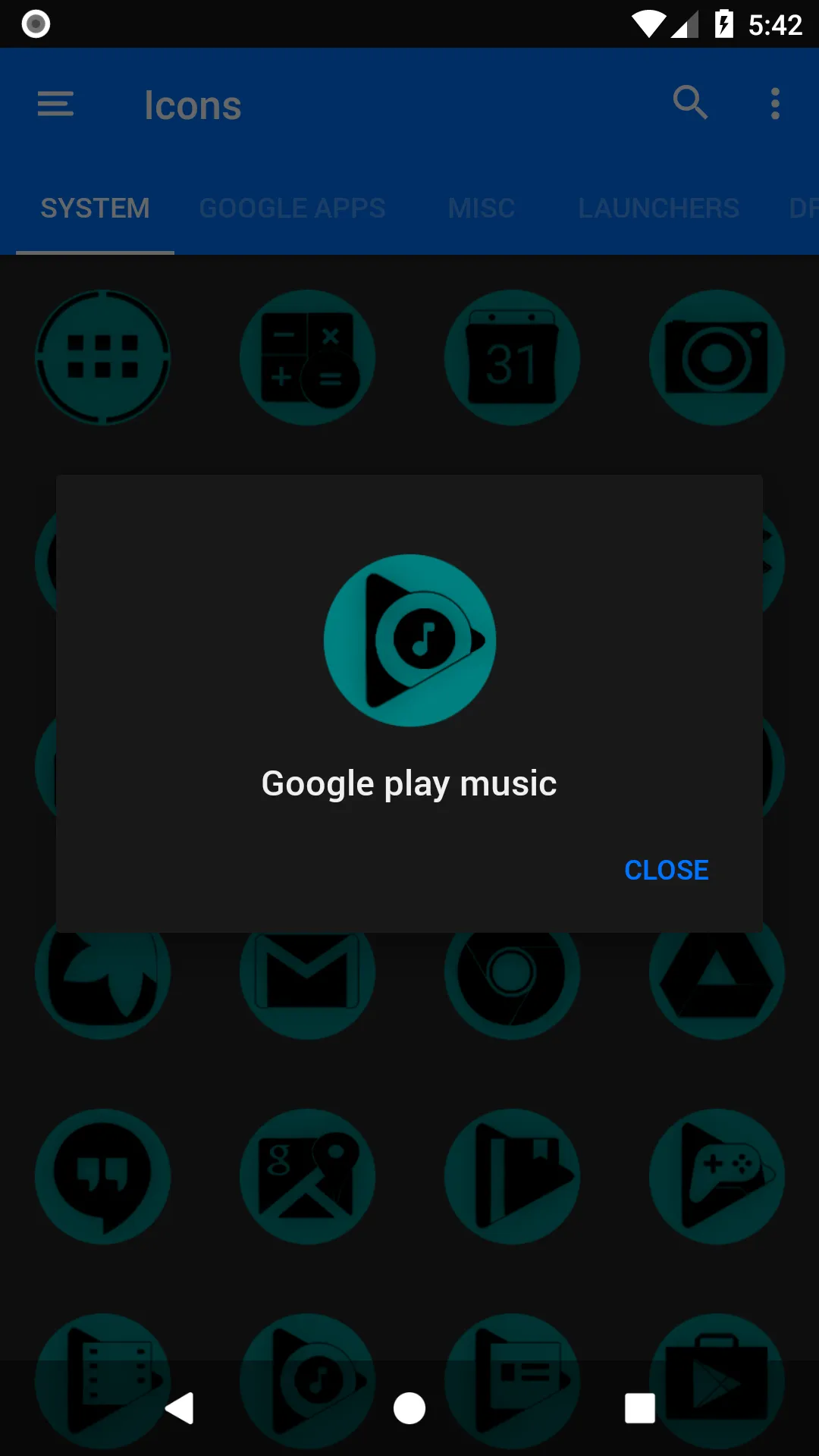 Oreo Teal Icon Pack P2 | Indus Appstore | Screenshot