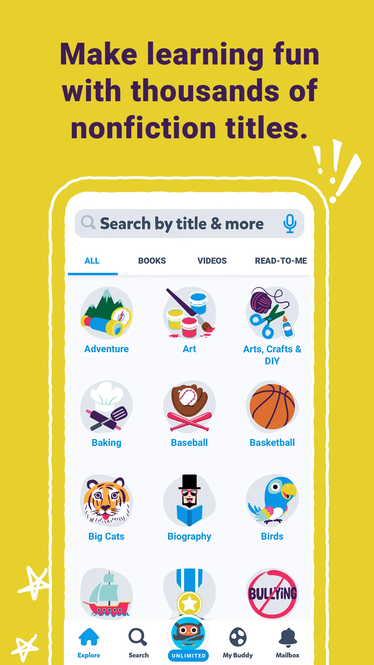 Epic: Kids' Books & Reading | Indus Appstore | Screenshot