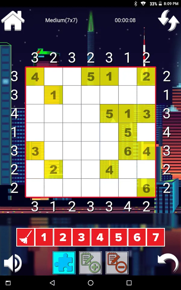 Skyscrapers Puzzle | Indus Appstore | Screenshot