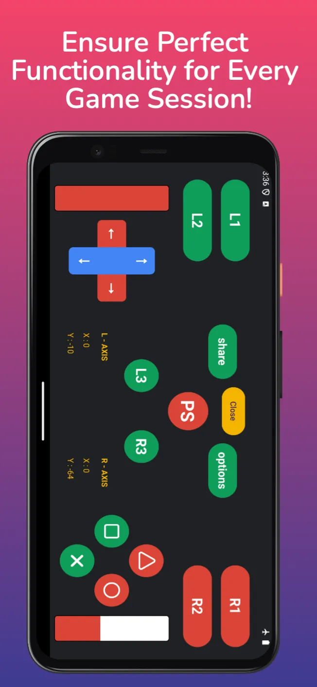 PS5 GamePad Tester | Indus Appstore | Screenshot