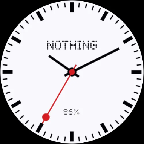 Nothing OS Watch Face | Indus Appstore | Screenshot