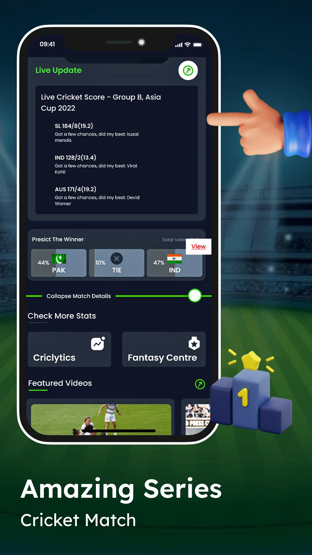 Live Cricket TV HD 2025 | Indus Appstore | Screenshot