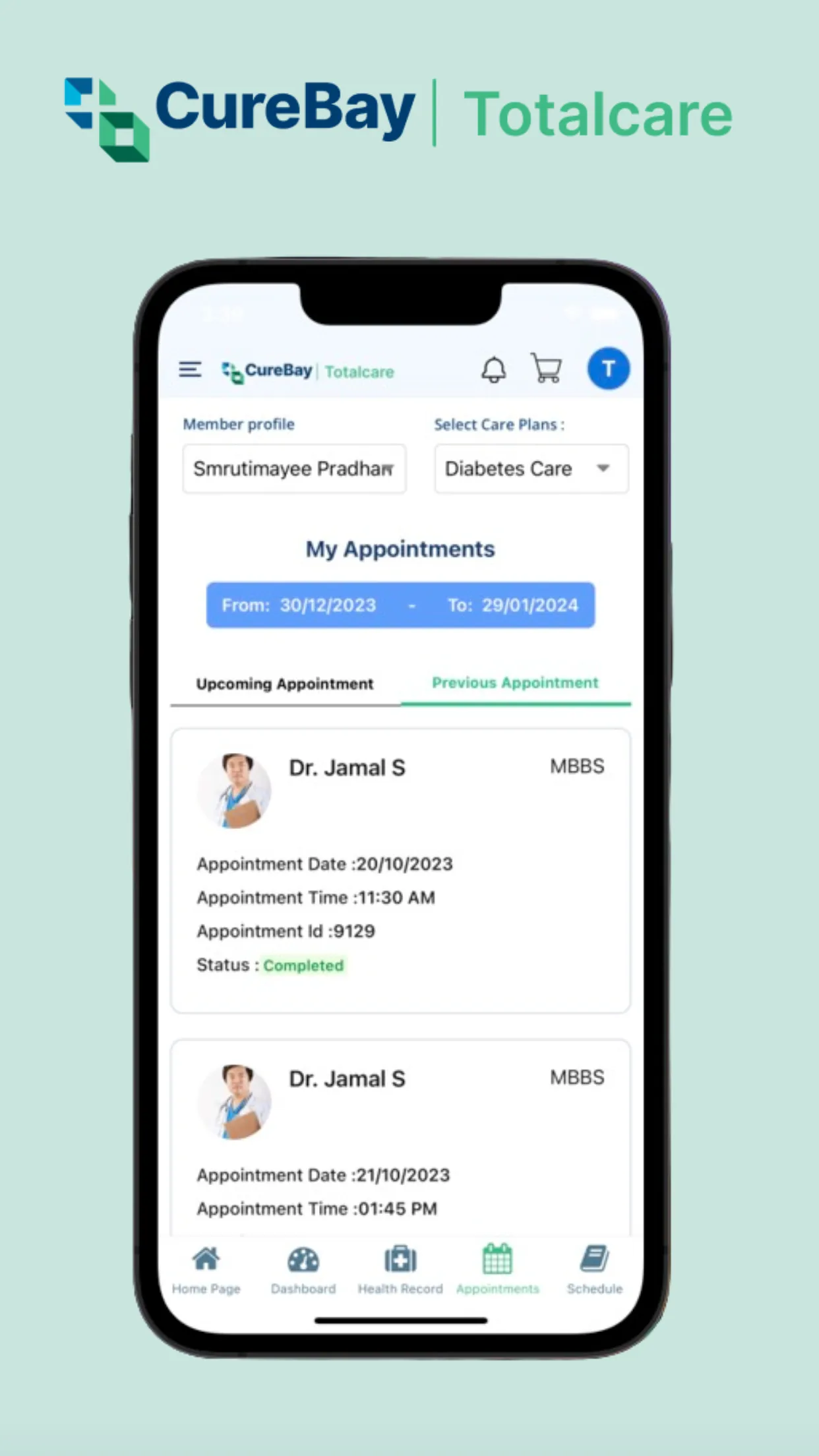 Curebay Totalcare | Indus Appstore | Screenshot