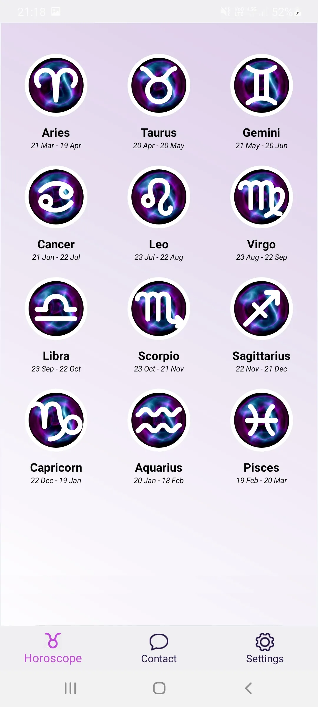 Daily Horoscope | Indus Appstore | Screenshot