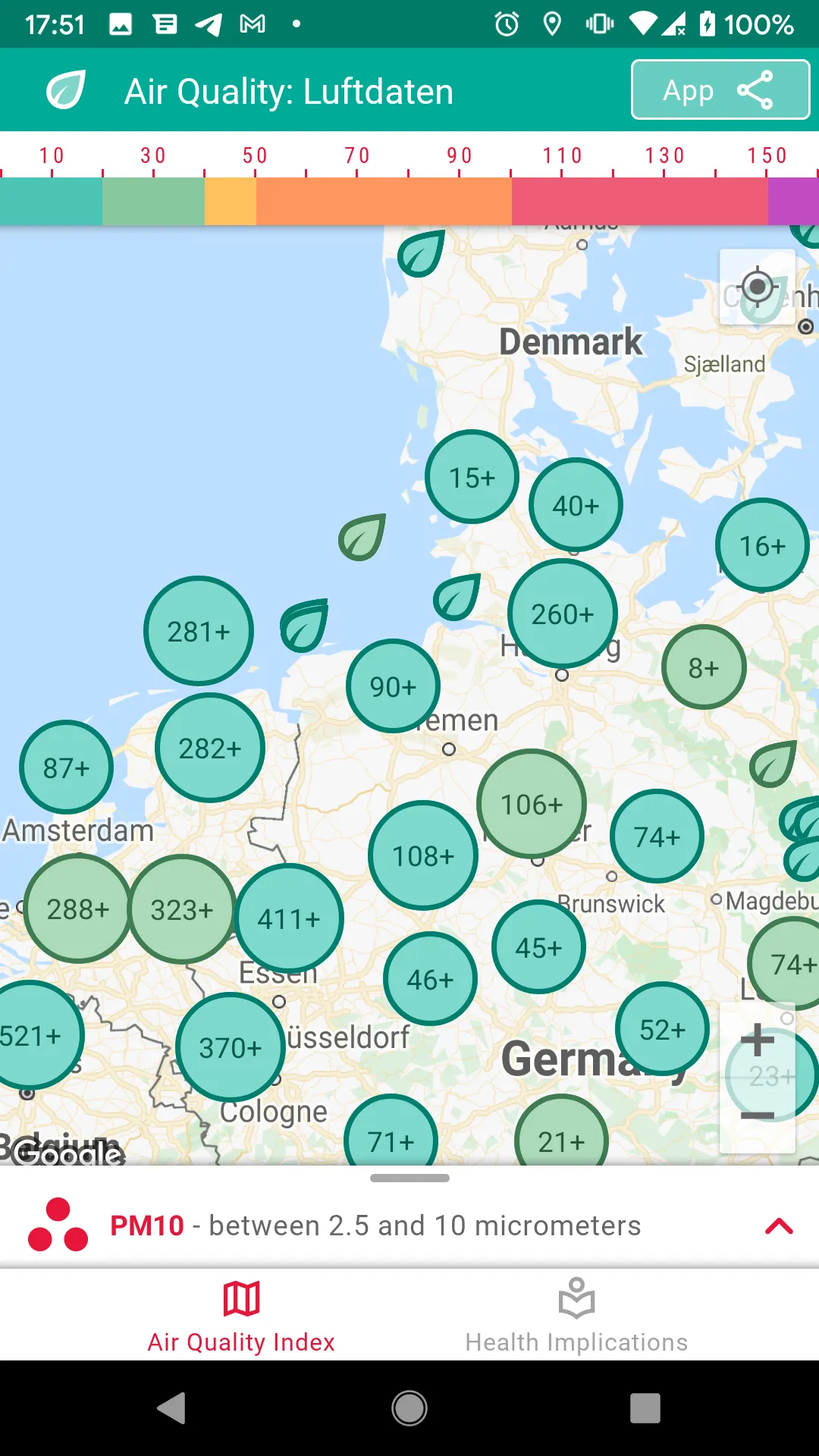 Luftdaten: Air Quality | Indus Appstore | Screenshot