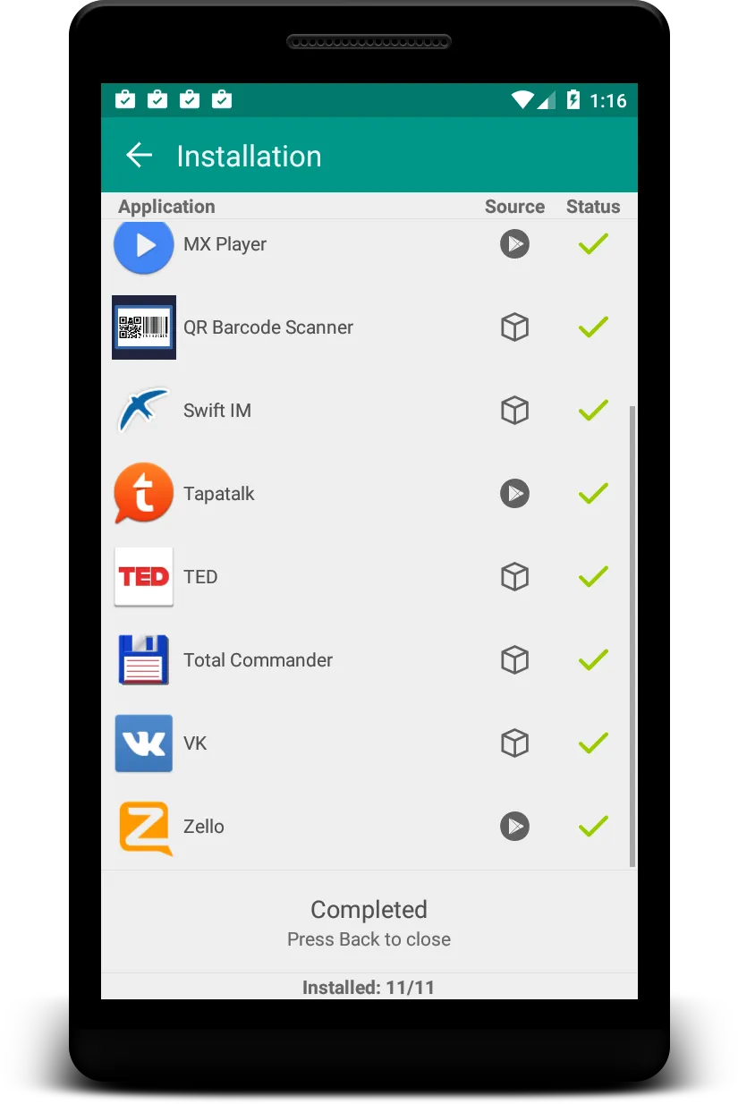 Glextor Folder Organizer Basic | Indus Appstore | Screenshot