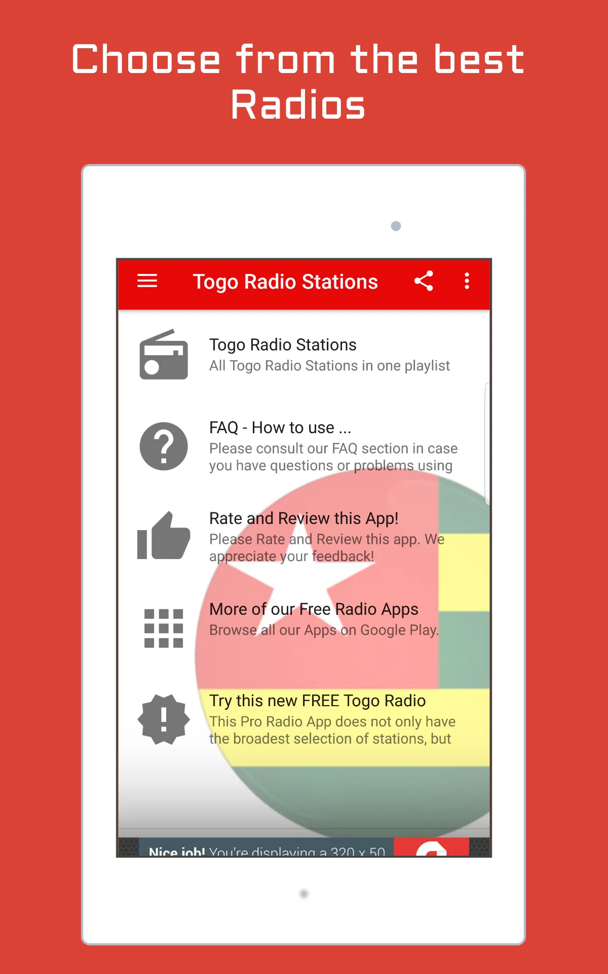 Togo Radio Music & News | Indus Appstore | Screenshot