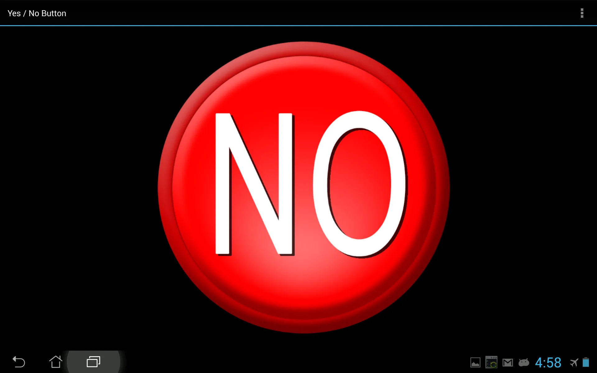 Yes / No Button | Indus Appstore | Screenshot