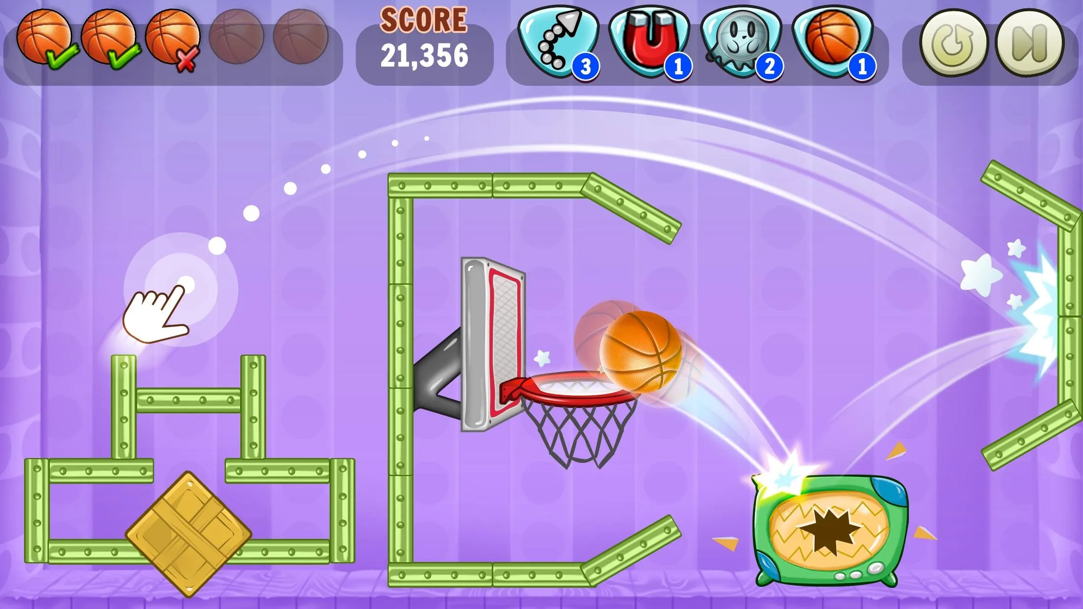 Basketball Games: Hoop Puzzles | Indus Appstore | Screenshot