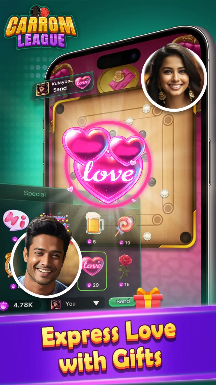 Carrom League: Friends Online | Indus Appstore | Screenshot
