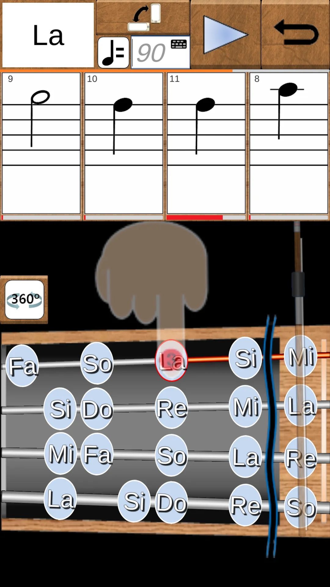 MPViolin : practice note ,  mu | Indus Appstore | Screenshot