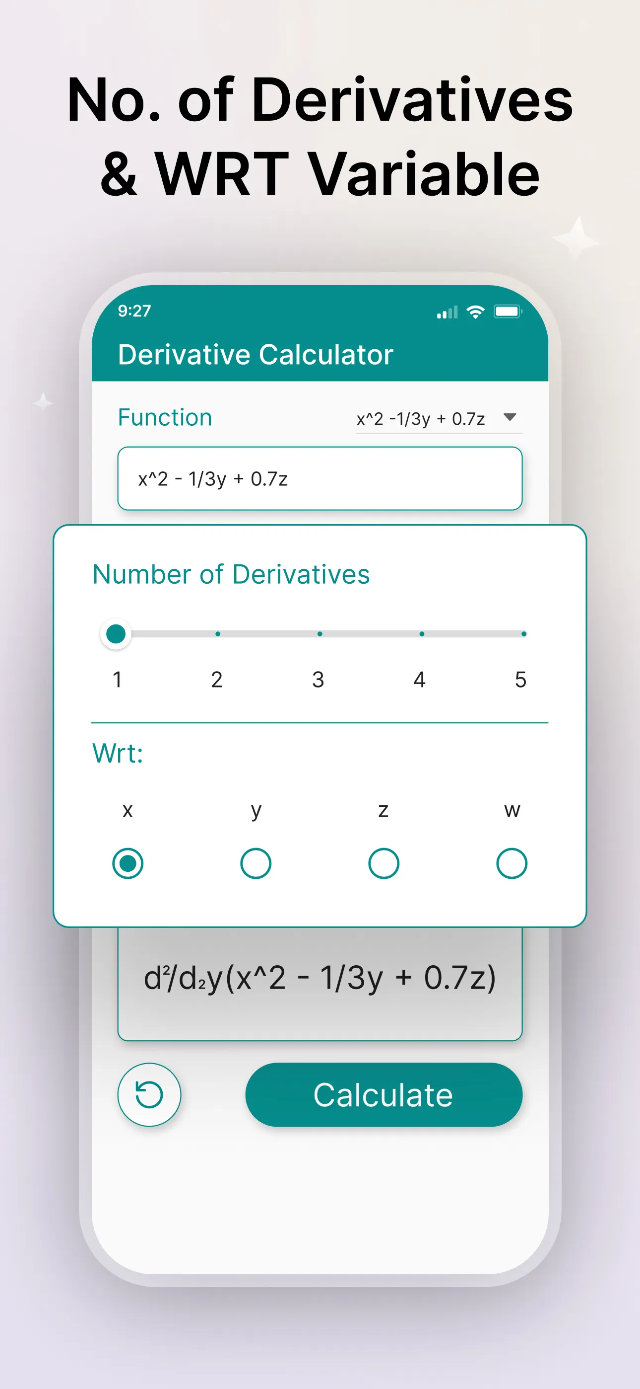 Derivative Calculator | Indus Appstore | Screenshot