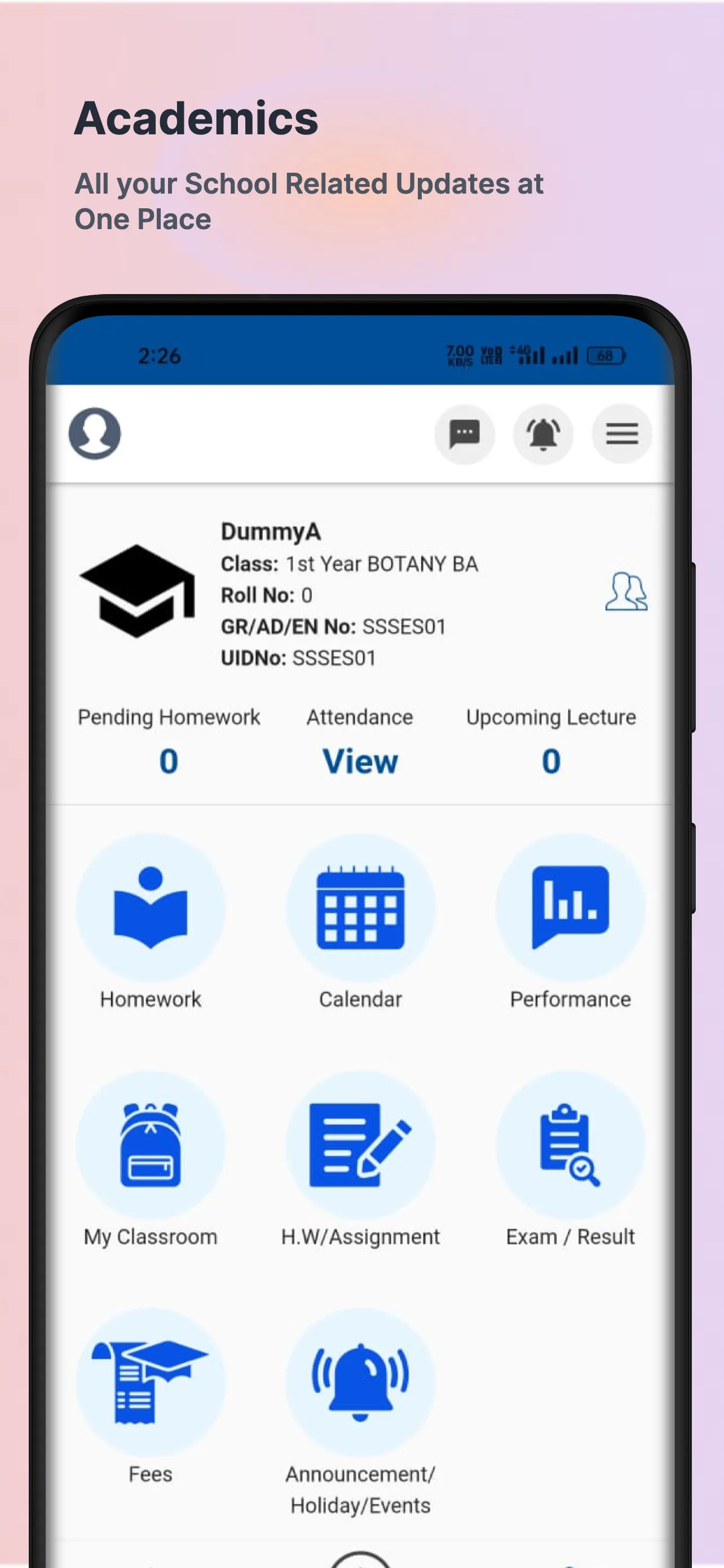 Bhai Nand Lal Public School | Indus Appstore | Screenshot