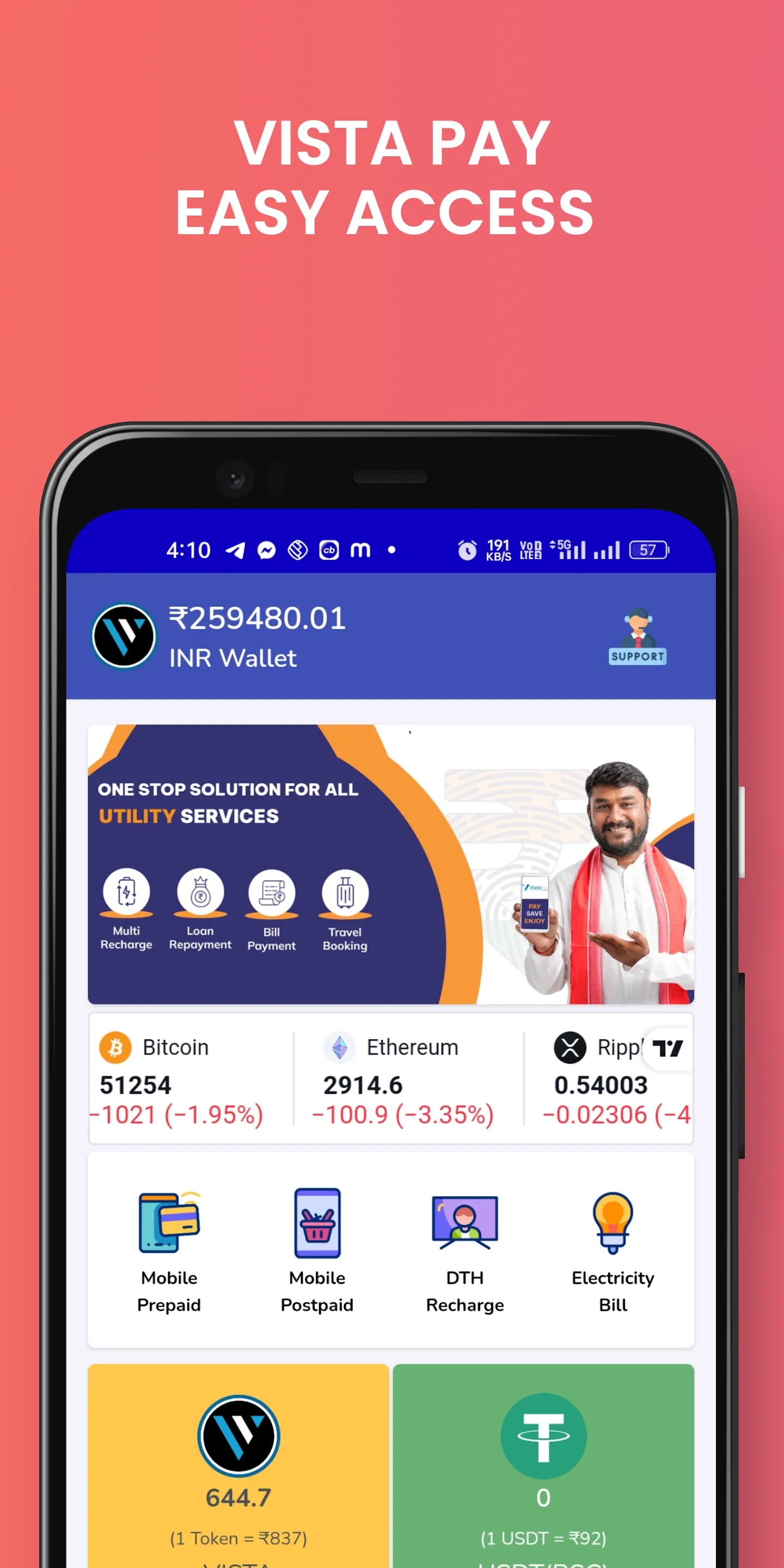 Vista Wallet | Indus Appstore | Screenshot