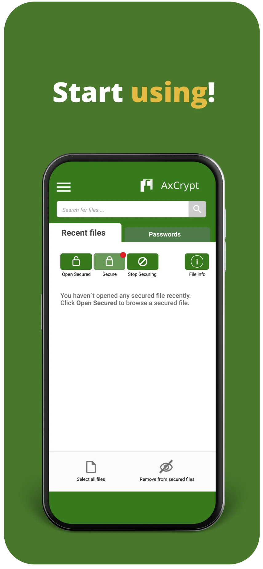 AxCrypt - Protect your files | Indus Appstore | Screenshot