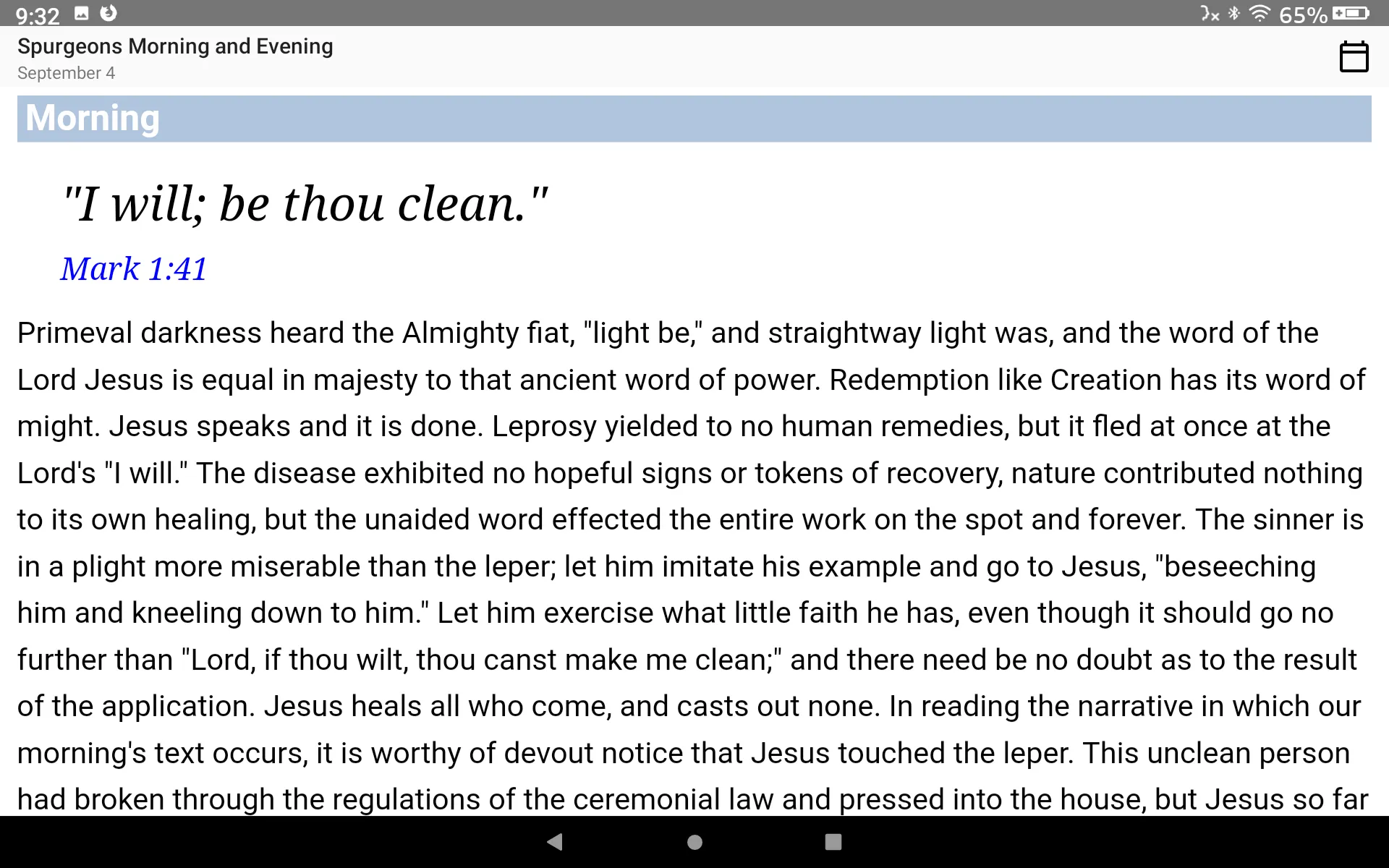 Spurgeon - Morning and Evening | Indus Appstore | Screenshot