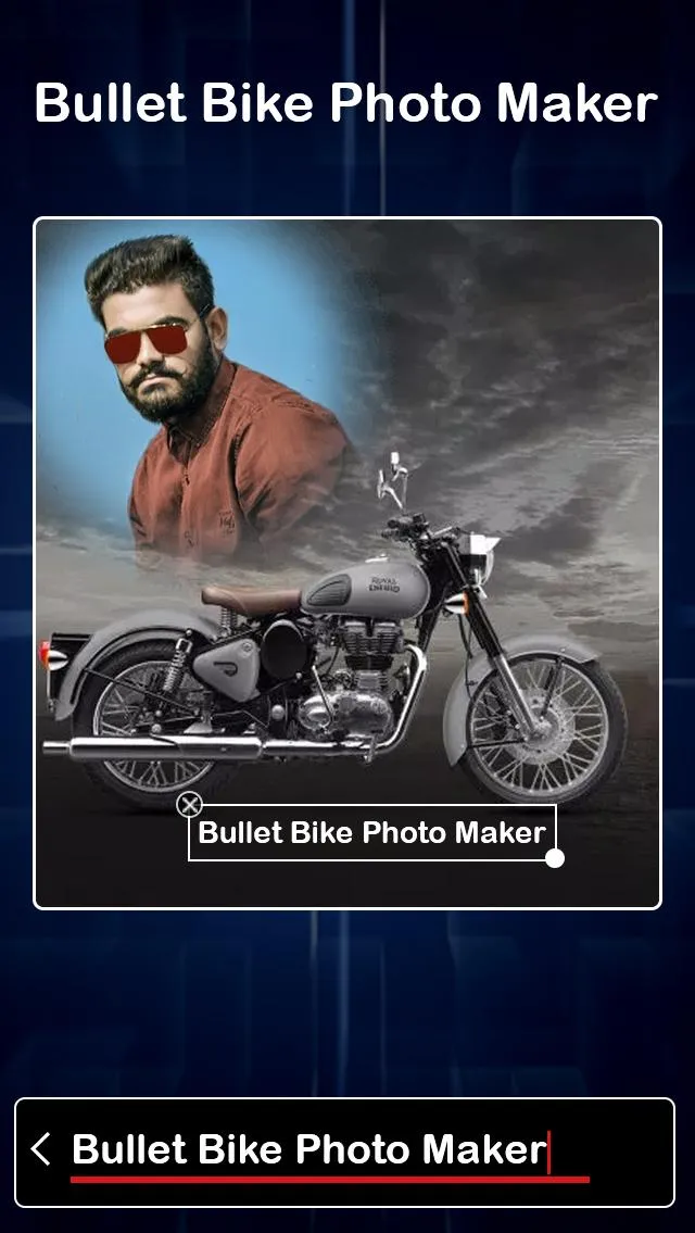 Bullet Bike Photo Editor | Indus Appstore | Screenshot