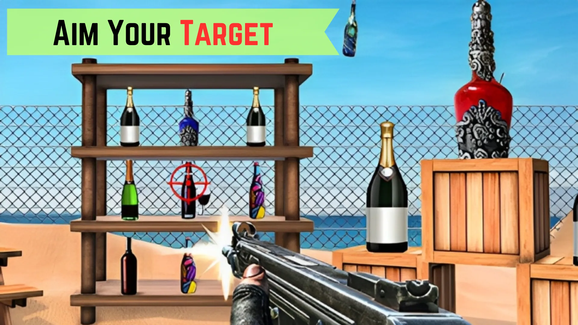 Bottle Shooting- Gun Target | Indus Appstore | Screenshot