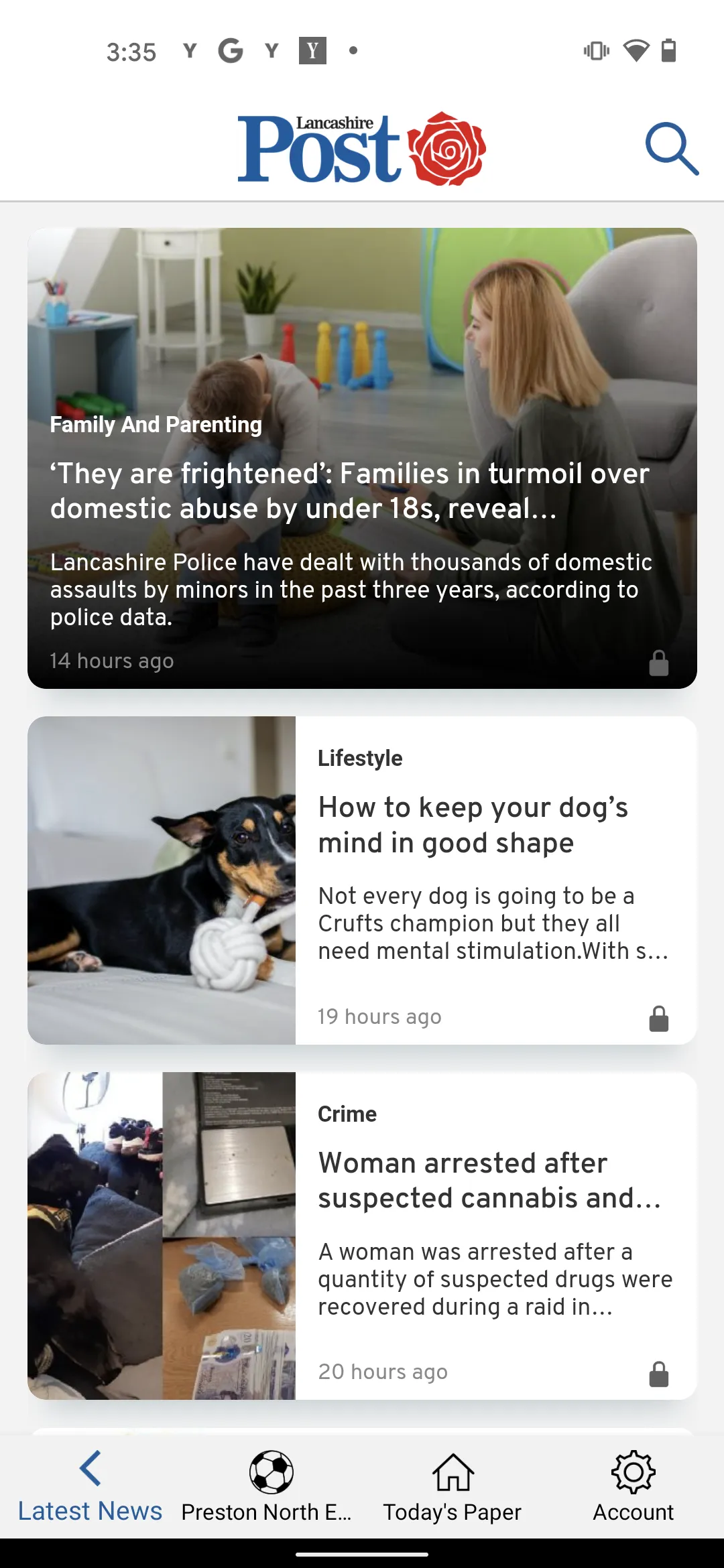Lancashire Evening Post Paper | Indus Appstore | Screenshot