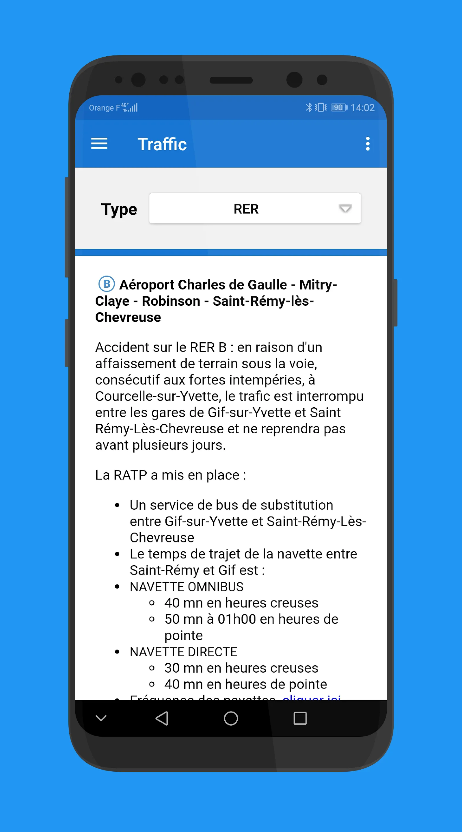 Horaires Me ! (Paris) | Indus Appstore | Screenshot