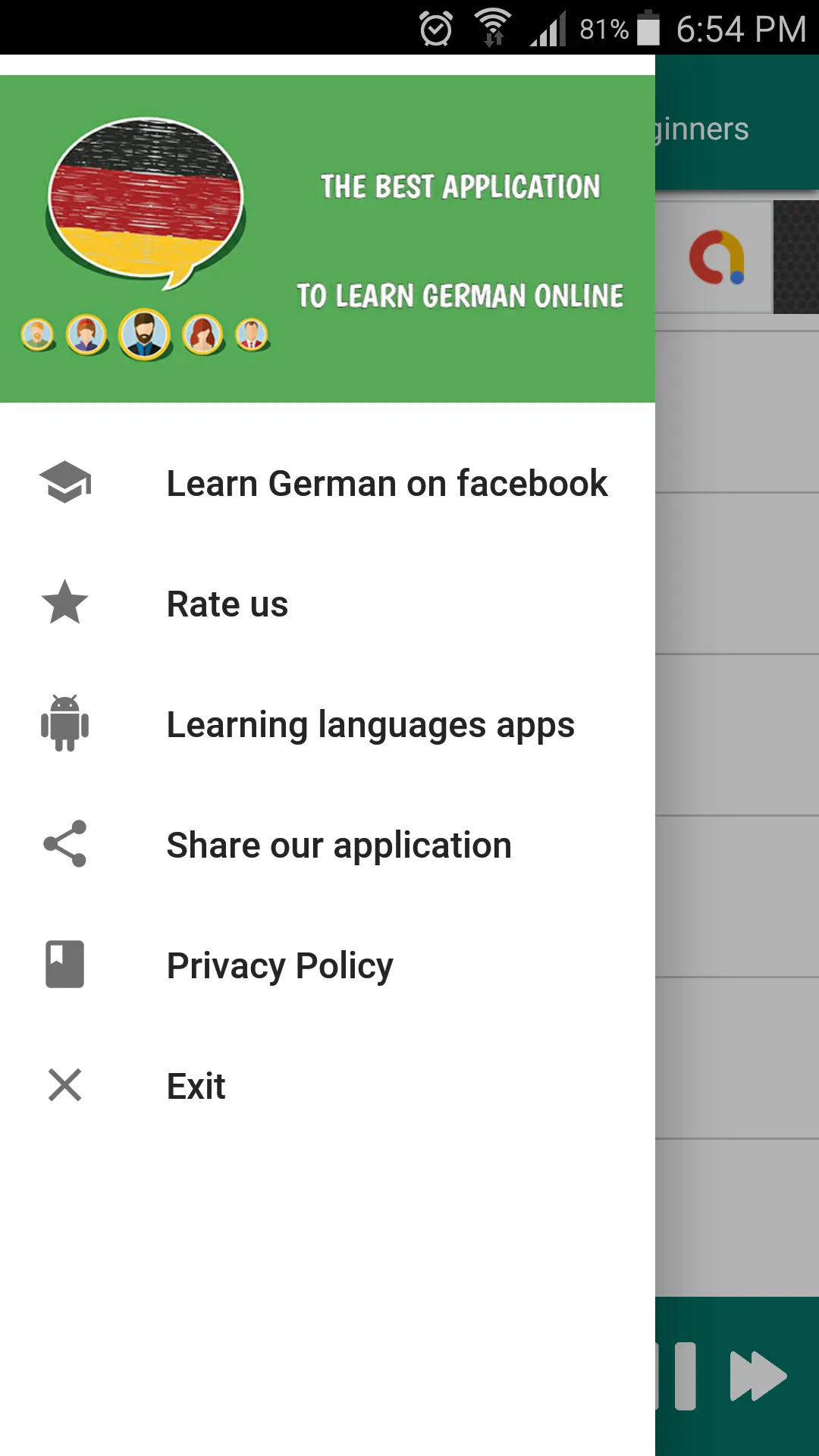 Learn German for Beginners - F | Indus Appstore | Screenshot