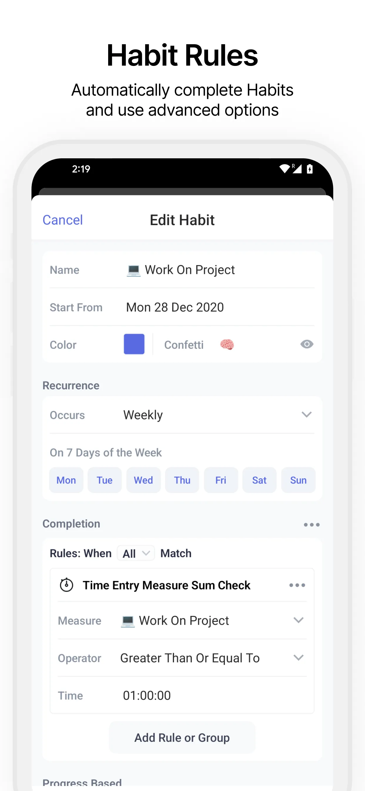 Conjure: Habit Tracker & Goals | Indus Appstore | Screenshot