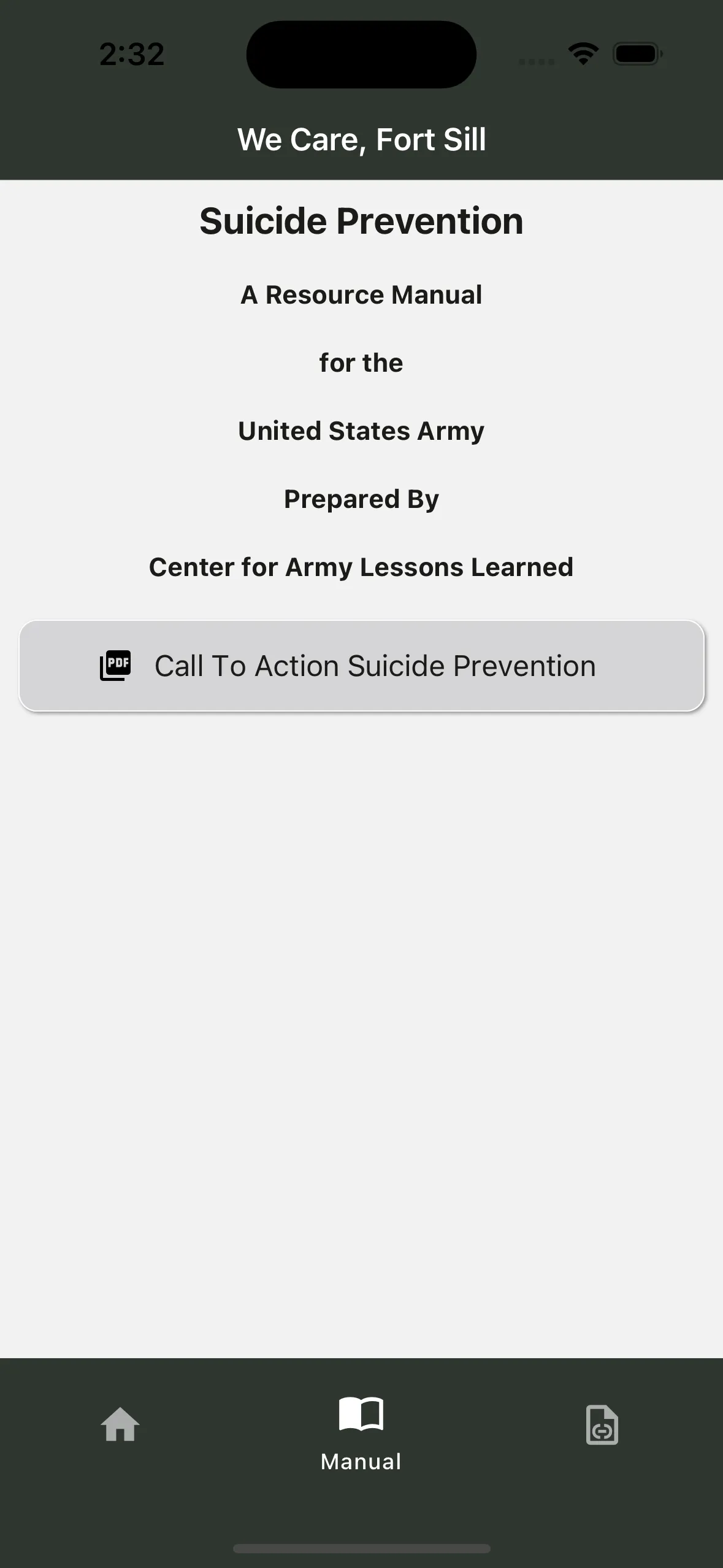 WeCare, Fort Sill | Indus Appstore | Screenshot