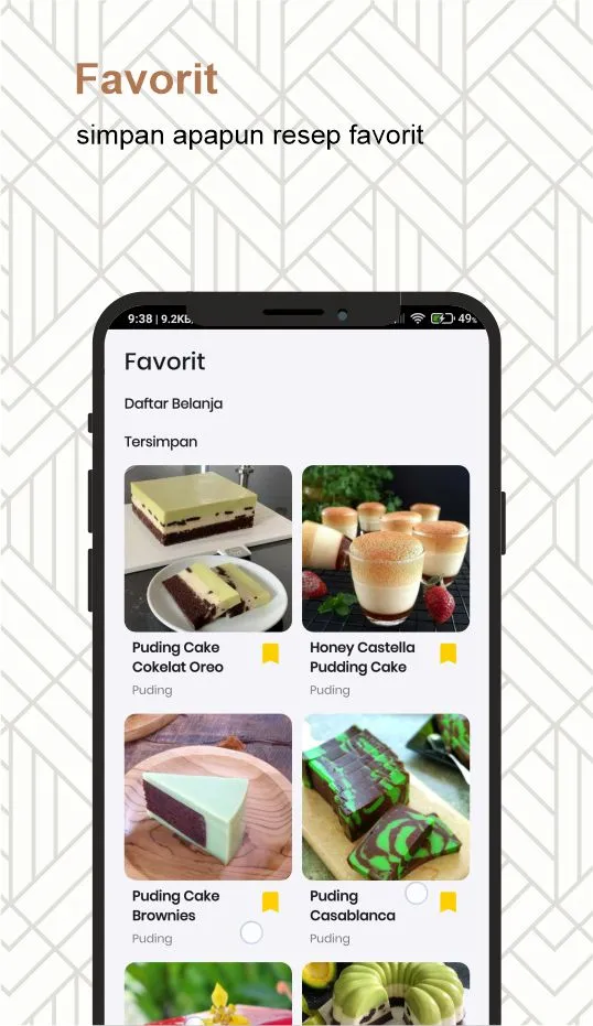 resep puding lengkap offline | Indus Appstore | Screenshot