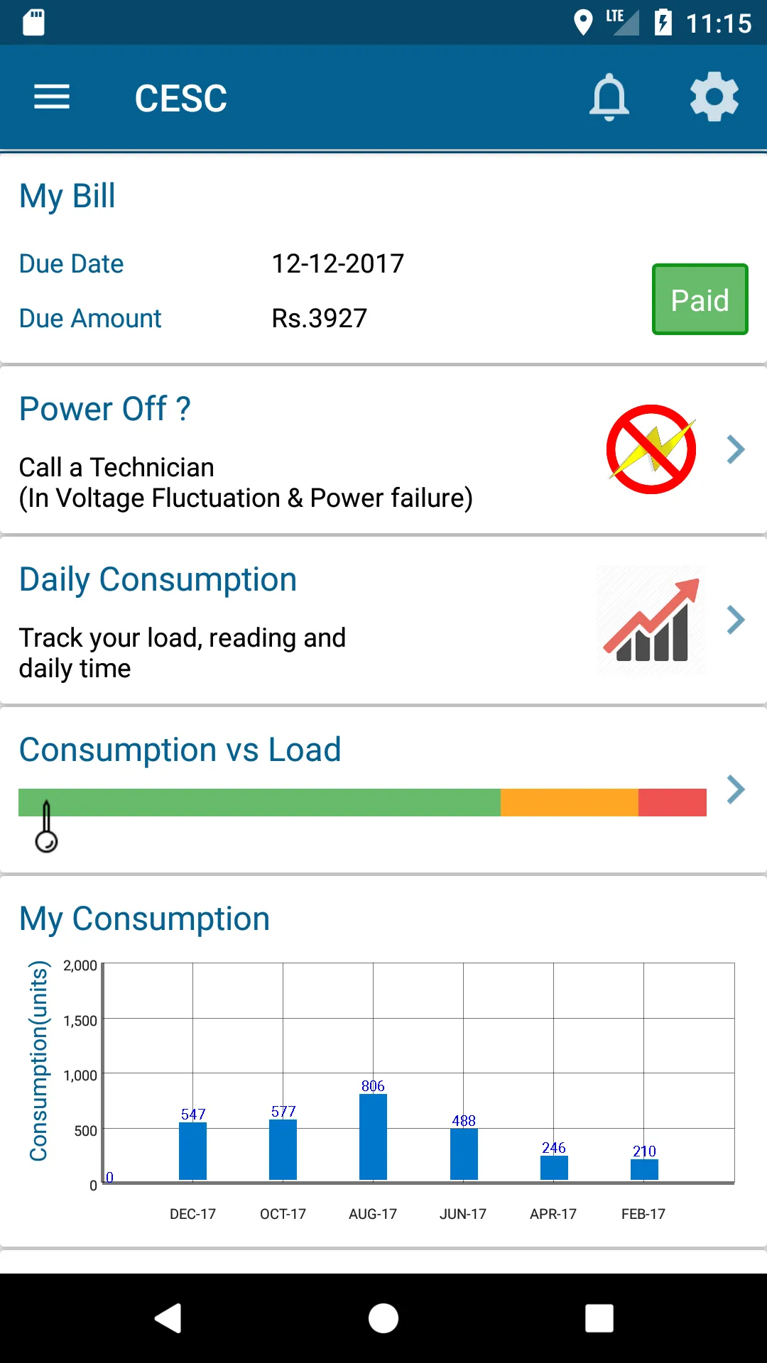 CESC Rajasthan - RajVidyut | Indus Appstore | Screenshot