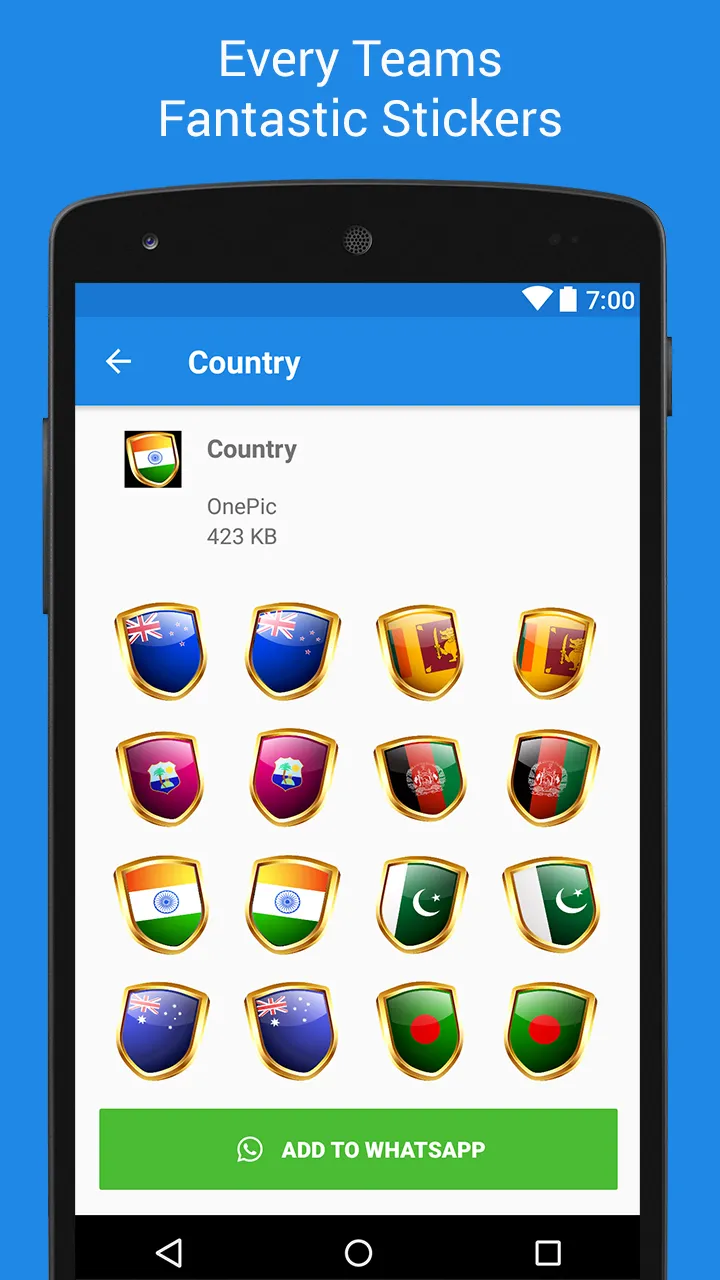 Cricket Sticker Packs | Indus Appstore | Screenshot