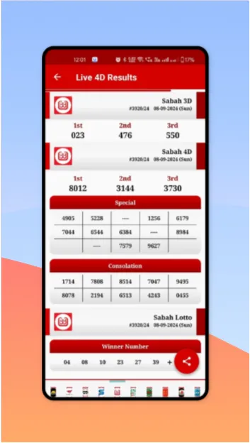 Live 4D Result 2.0 | Indus Appstore | Screenshot