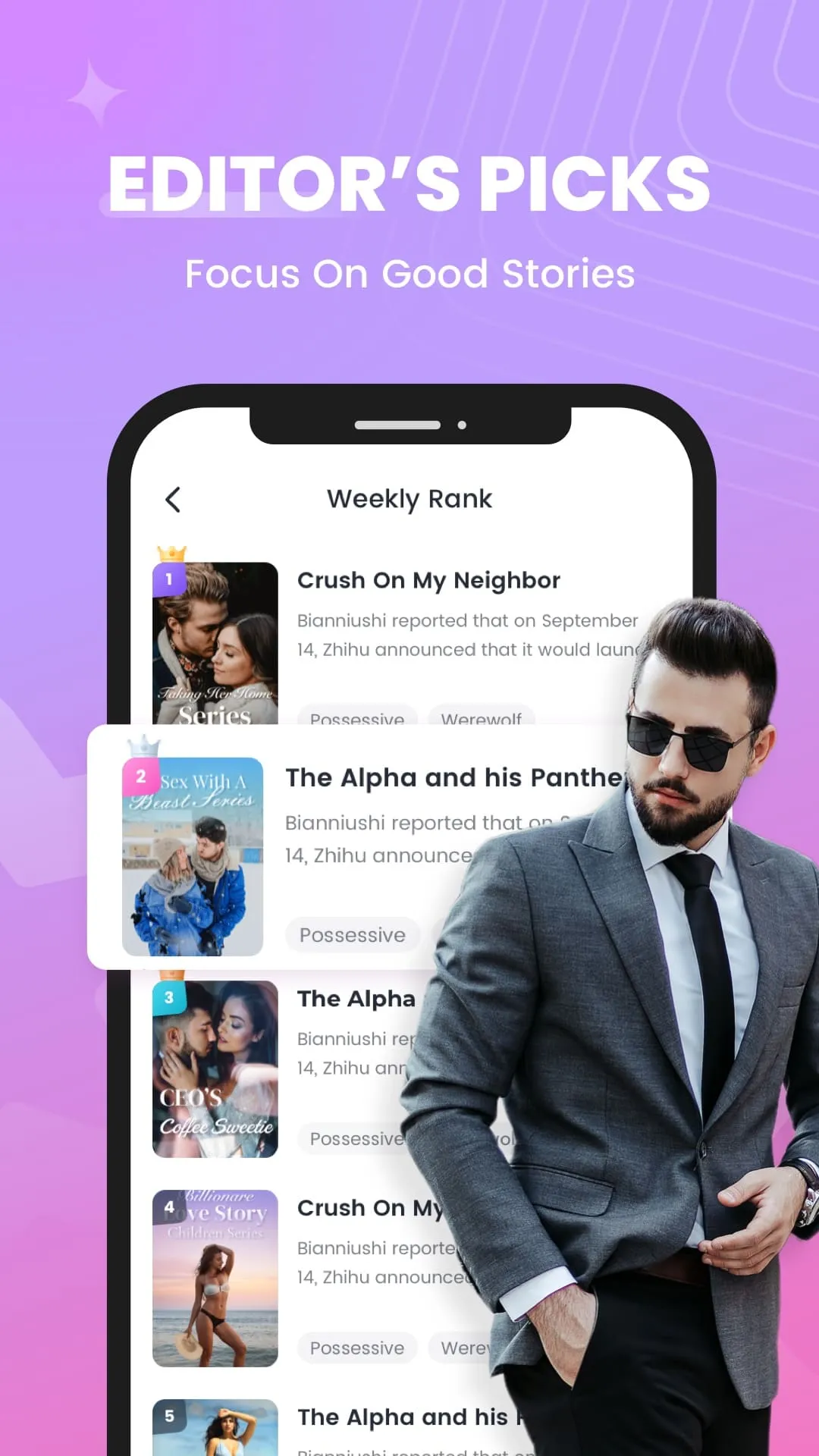 Yestory-Booktok and Story | Indus Appstore | Screenshot
